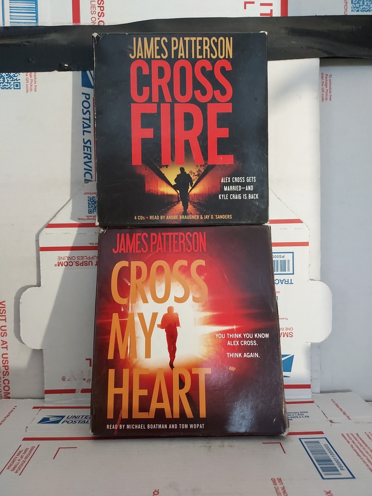 Cross My Heart & Cross Fire by James Patterson (Audiobook, CD, Abridged) — #162k