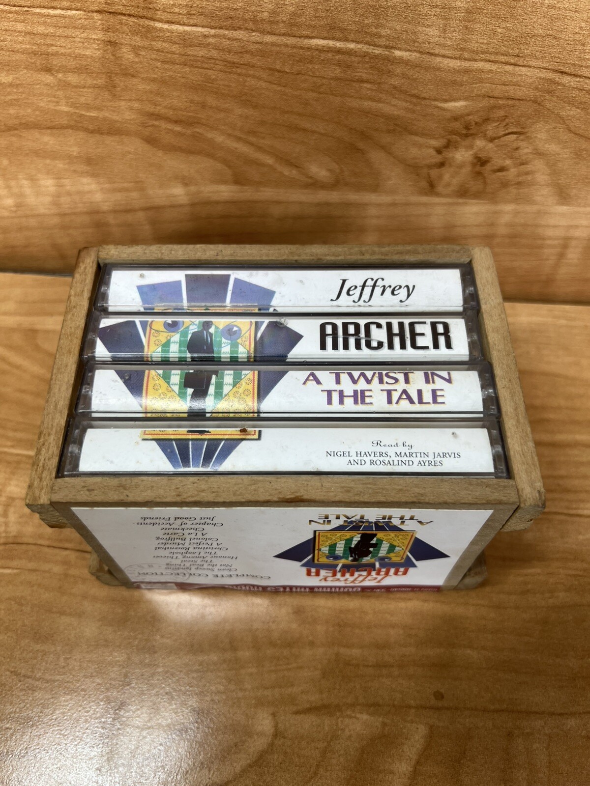 Jeffery Archer A Twist In The Tale -A Perfect Murder 4 Cassette Tape Collection