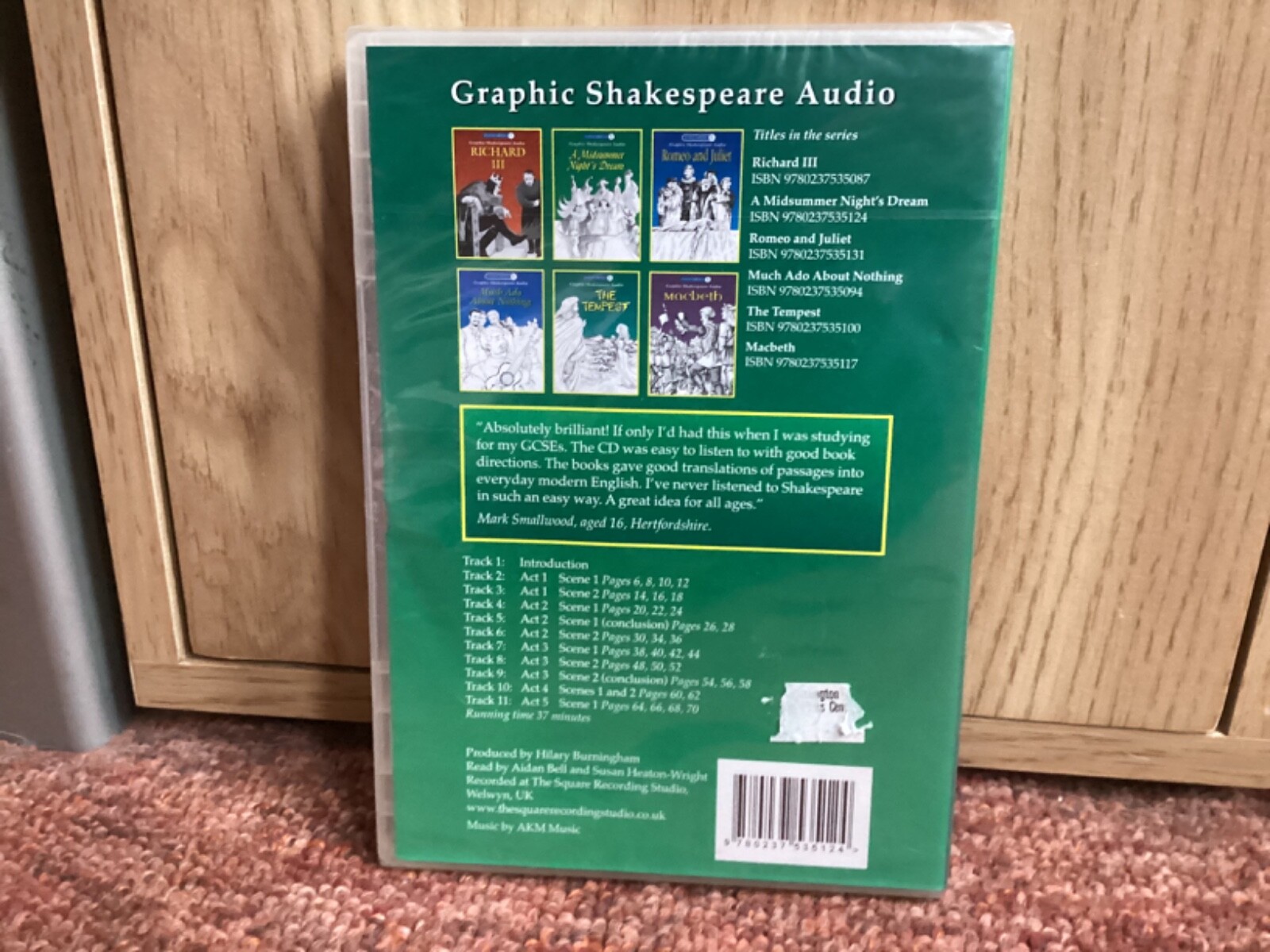 Midsummer Night’s Dream (Graphic Shakespeare Audio Edition) Audio CD NEW SEALED