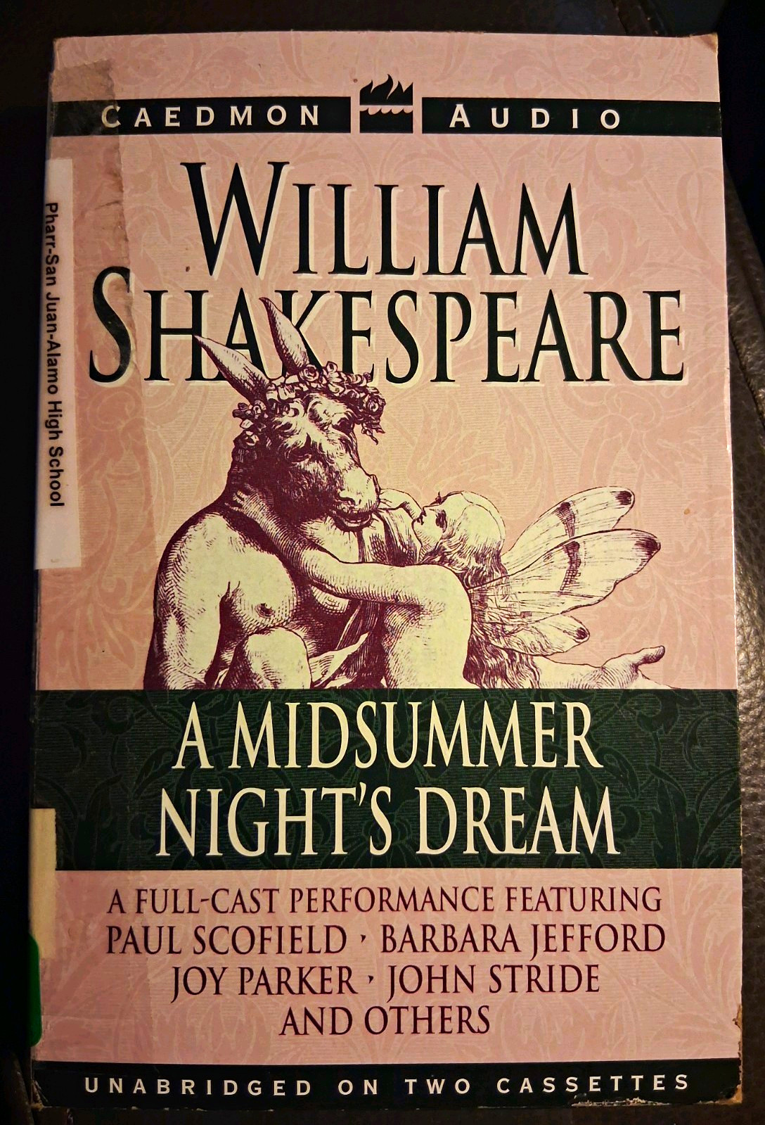 Caedmon Audio A Midsummer Night’s Dream by Shakespeare Unabridged 2 Cassette