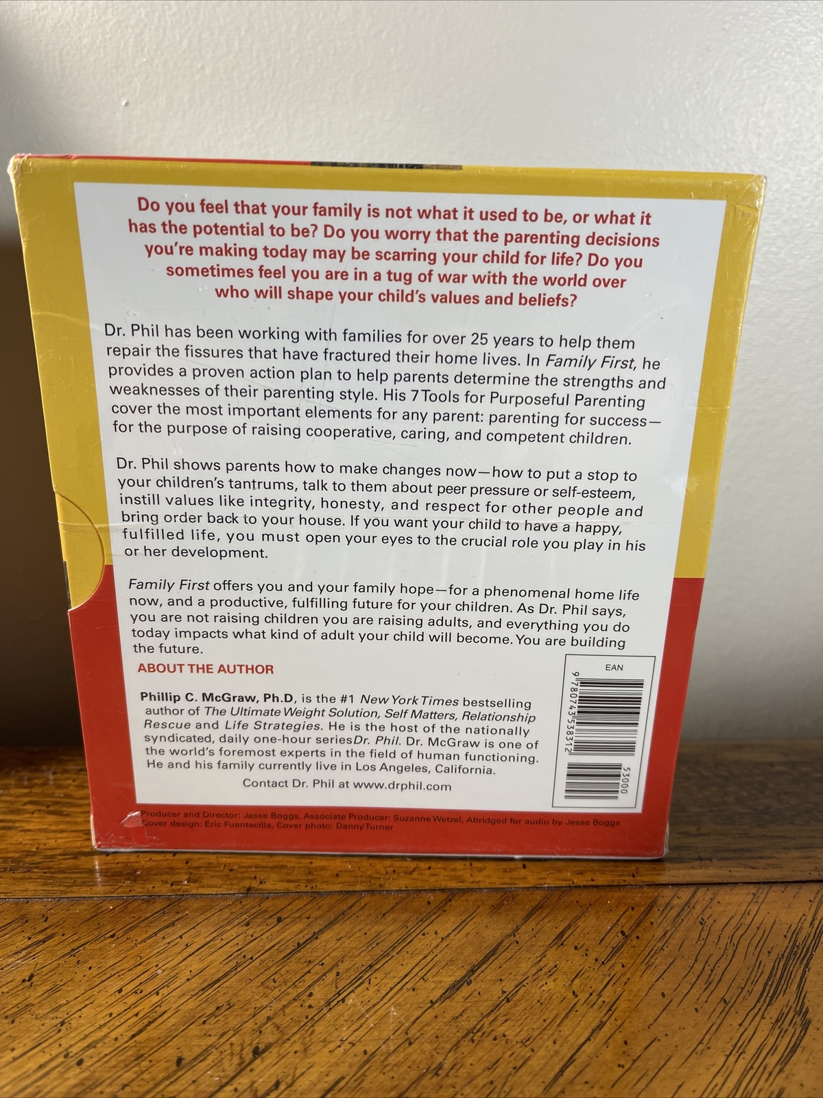 Family First by Dr. Phil McGraw Audiobook Read by Author 6 CD Set New