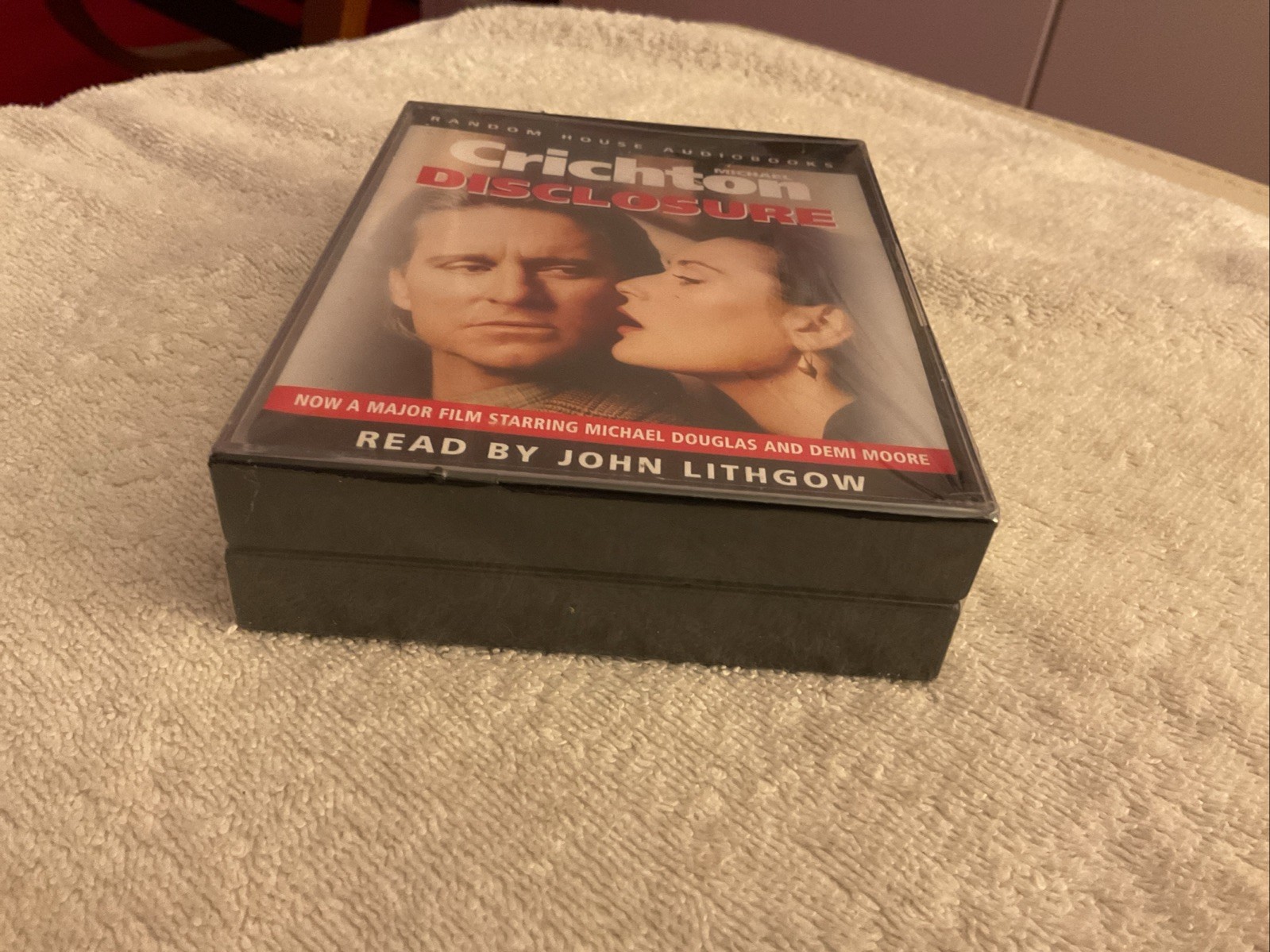 Michael Crichton Disclosure -Audiobook Cassette Tape Box Set — New & Sealed 1994