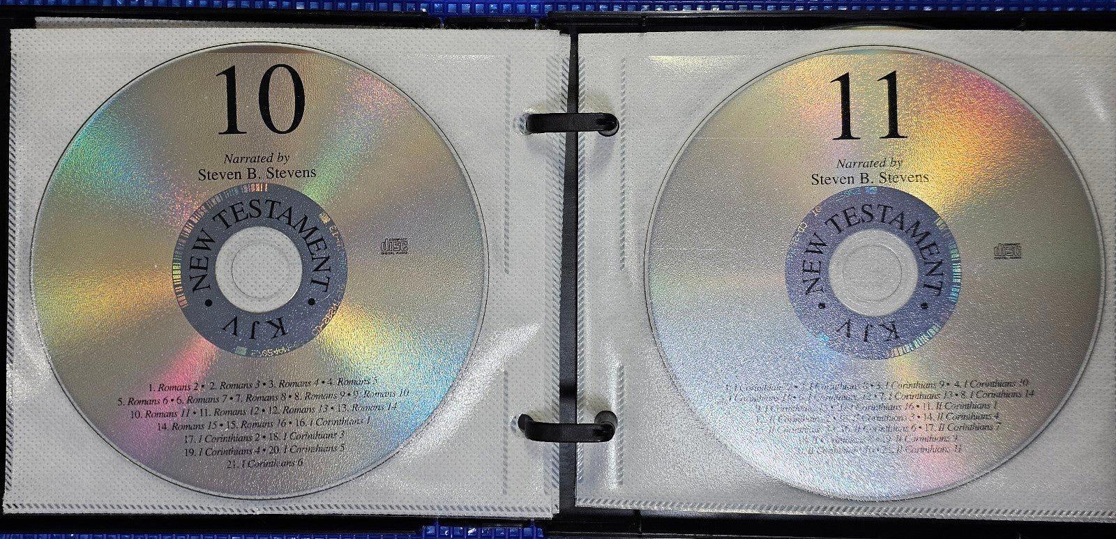Bible New Testament on 15 Audio CDs King James Version read by Steven B Stevens