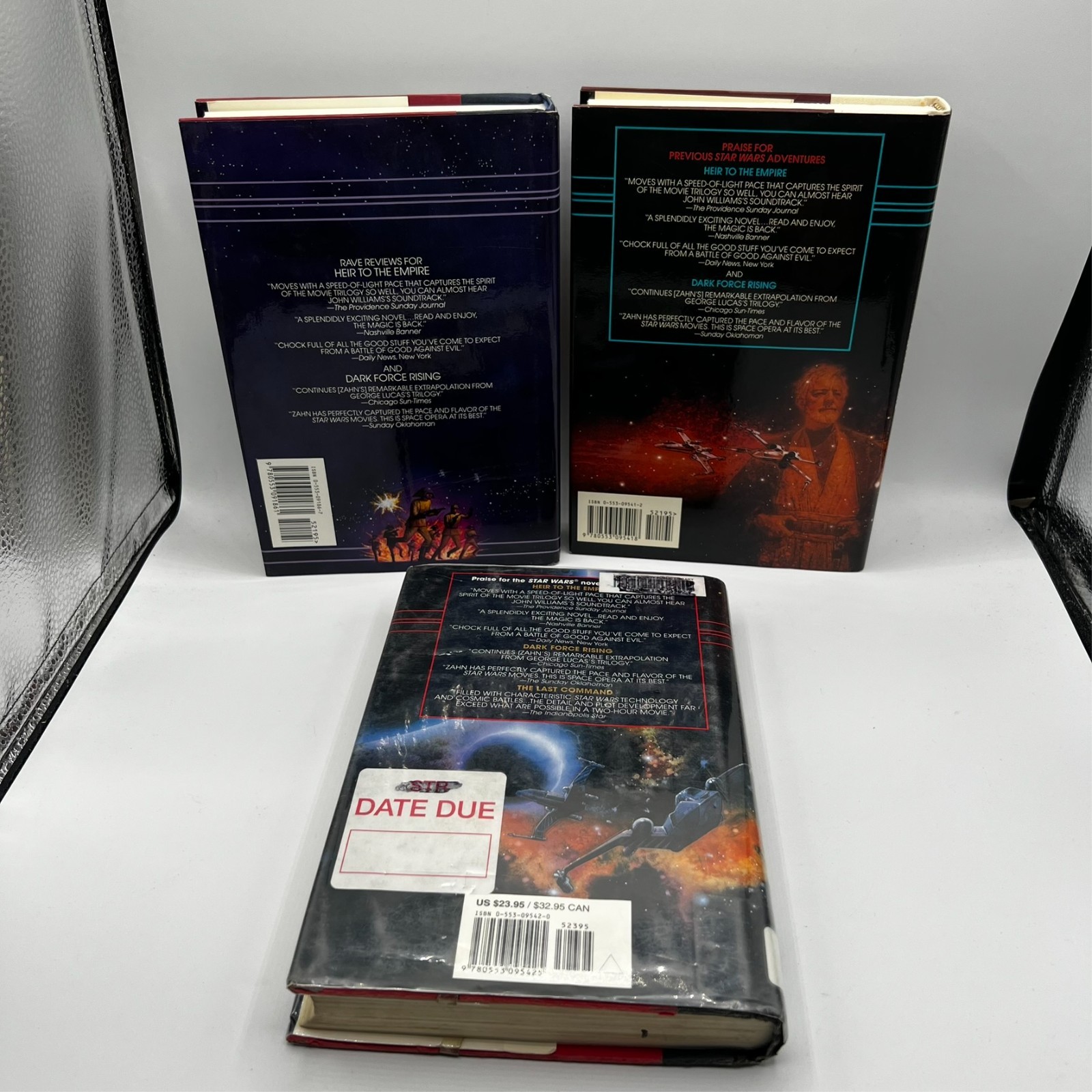 Star Wars Lot Of 3 Hardcover Books Ex-Library Specter of Past Truce Bakura
