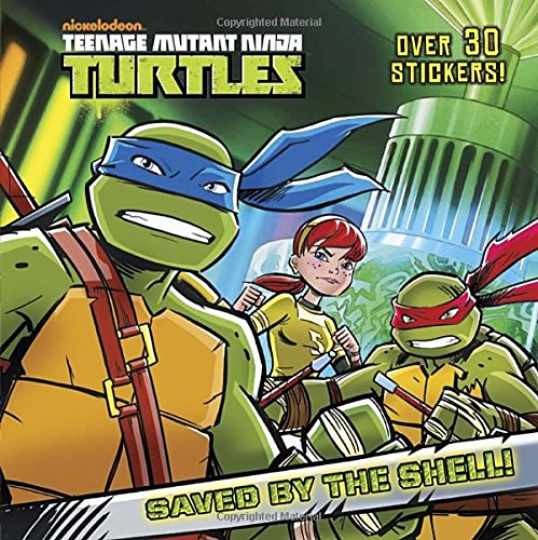 Saved by the Shell! (Teenage Mutant — Paperback, by Golden Books — Acceptable