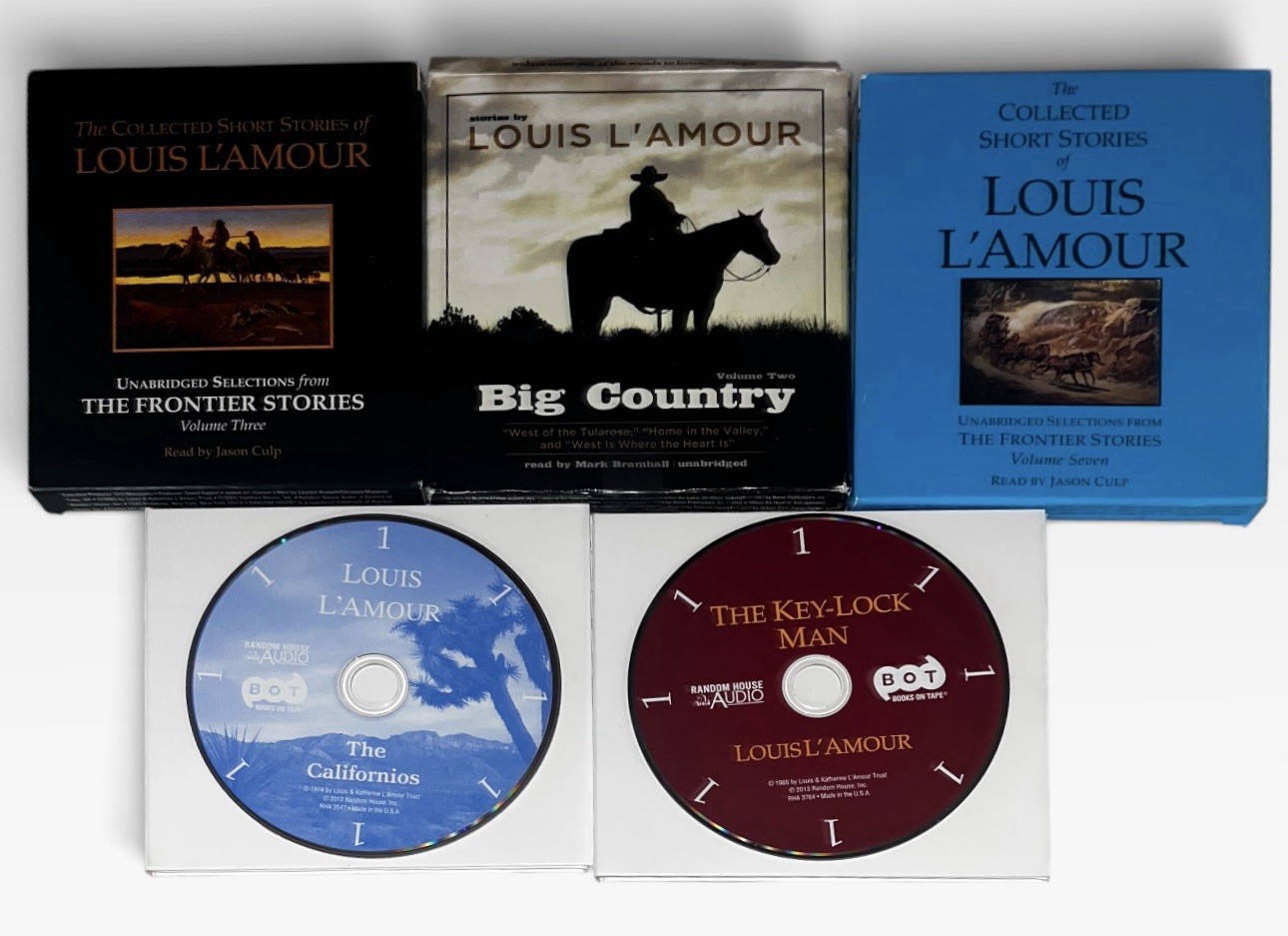 Set of 5 Louis L’Amour Audio Books CD Make Offer!!!