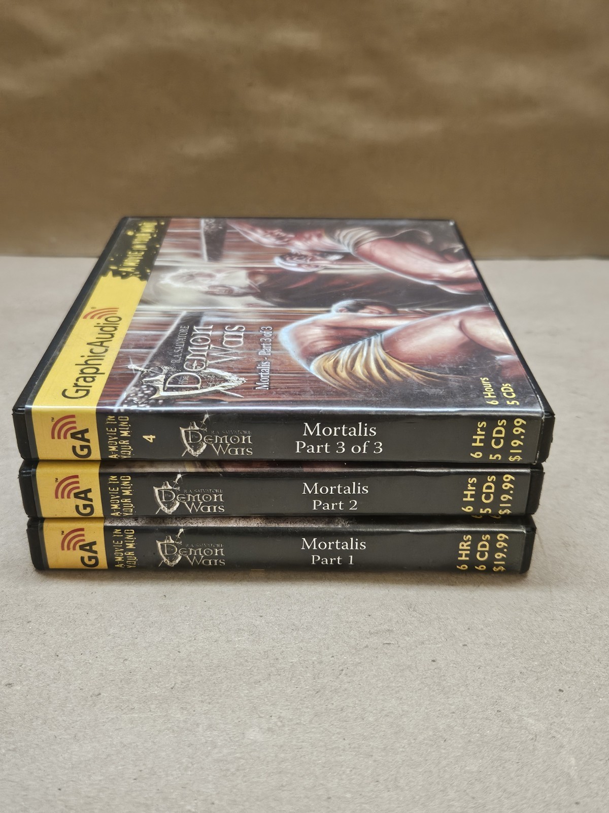 Mortalis Part 1-3 The Demon Wars Saga Graphic Audio Book