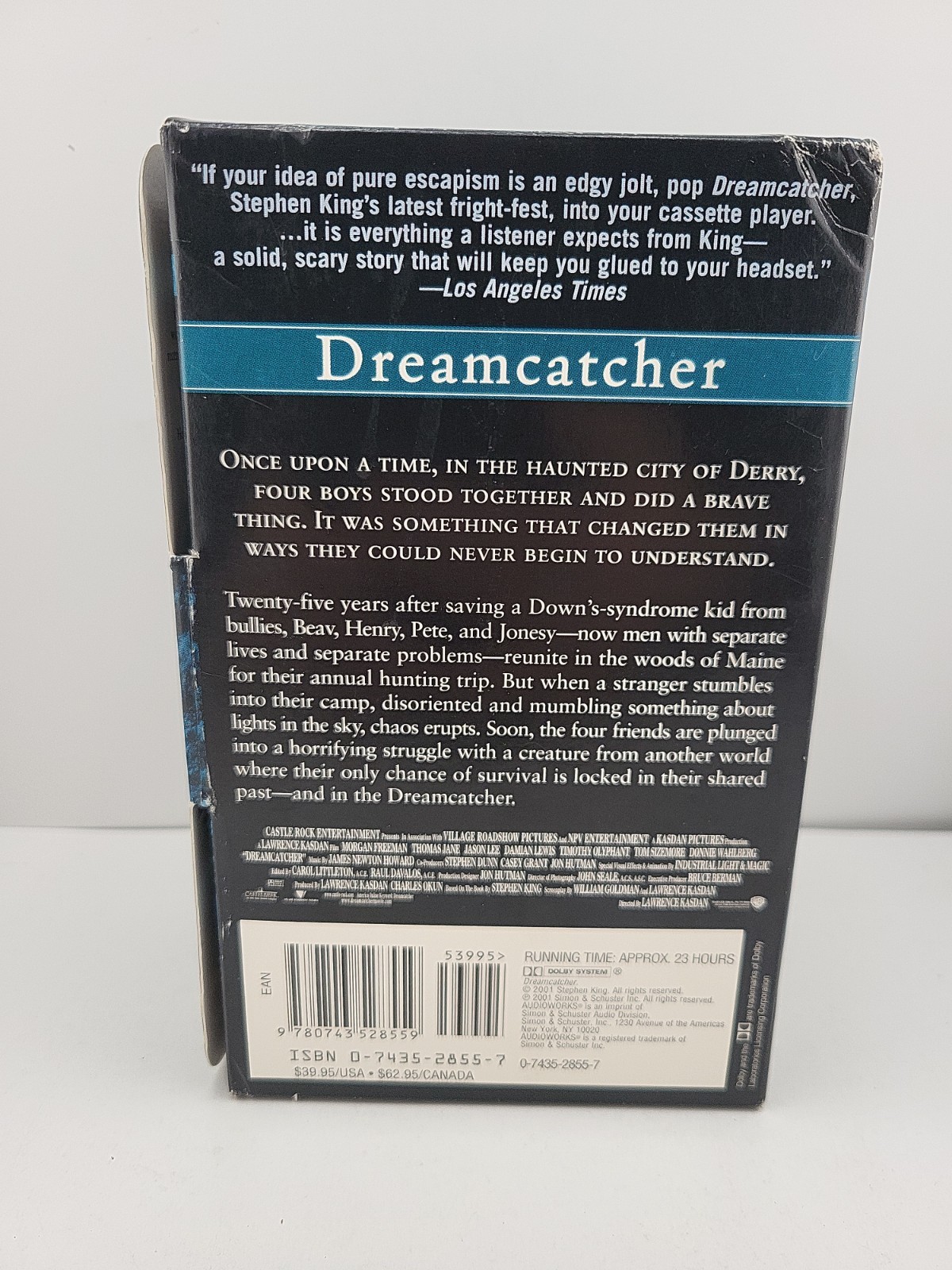 Dreamcatcher by Stephen King (2003, Audio Cassette, Unabridged edition,Movie…