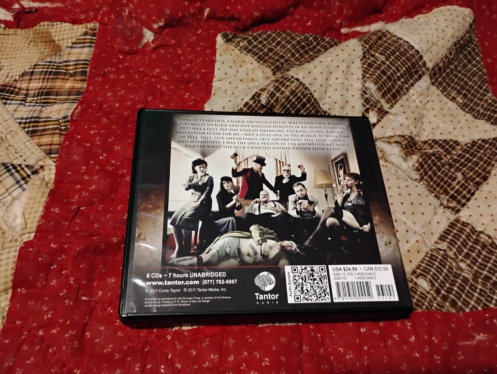 Corey Taylor Seven Deadly Sins Audiobook 6 CDs Unabridged Slipknot Stone Sour