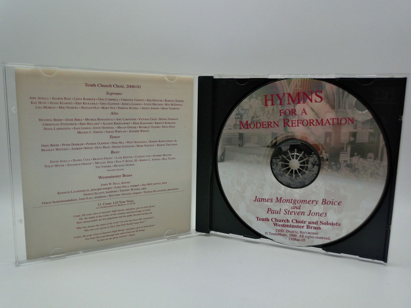 Hymns For A Modern Reformation CD James Montgomery Boice Paul Steven Jones