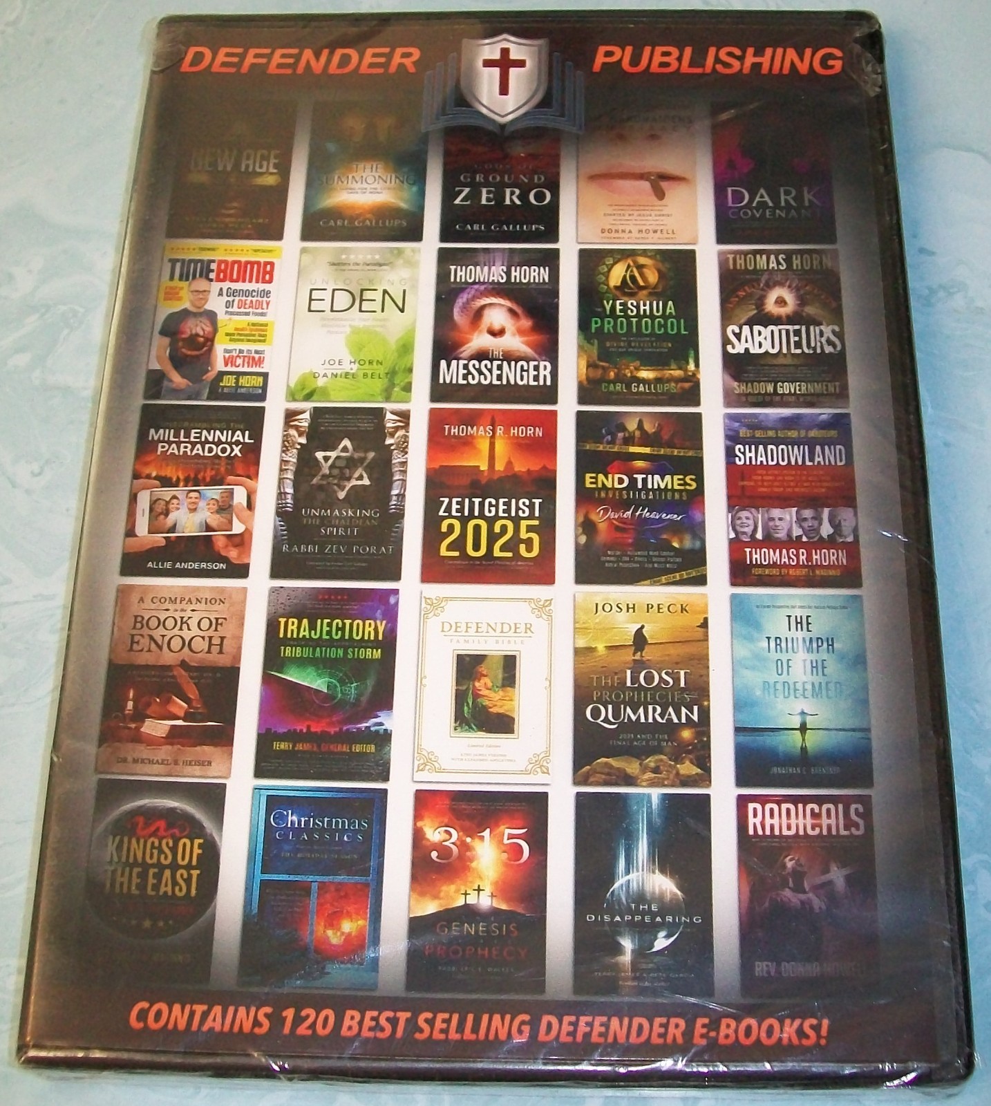 Defender Publishing 120 E-Book Collection PDF CD New Unopened!