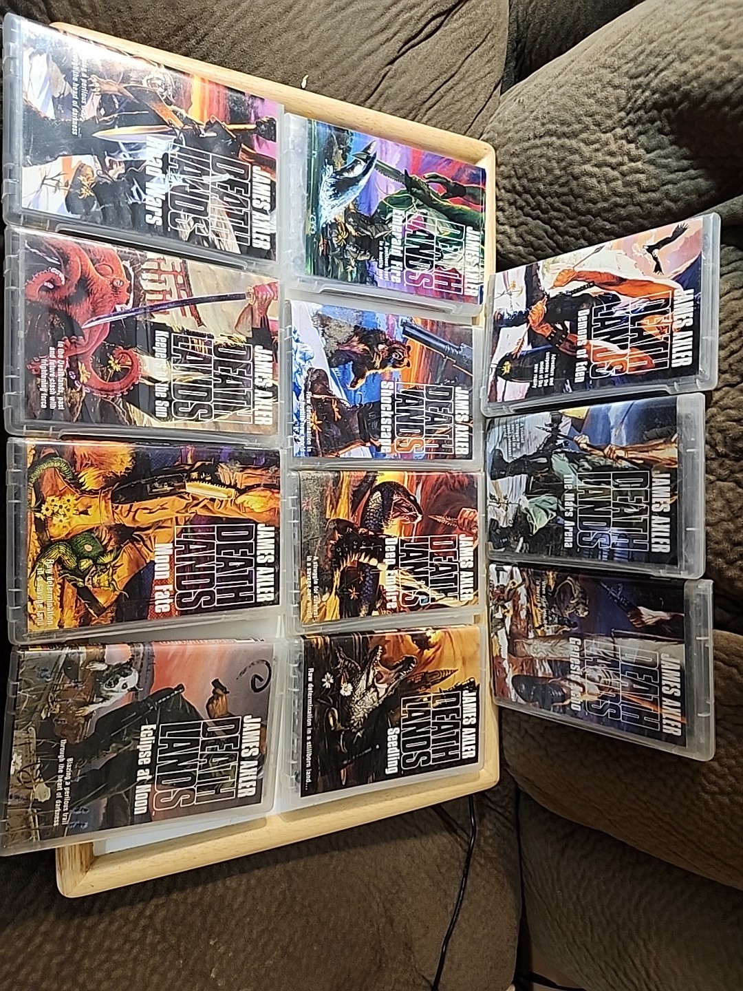 *Lot of Eleven* — James Axler’s Death Lands — Books on Cassette Tapes