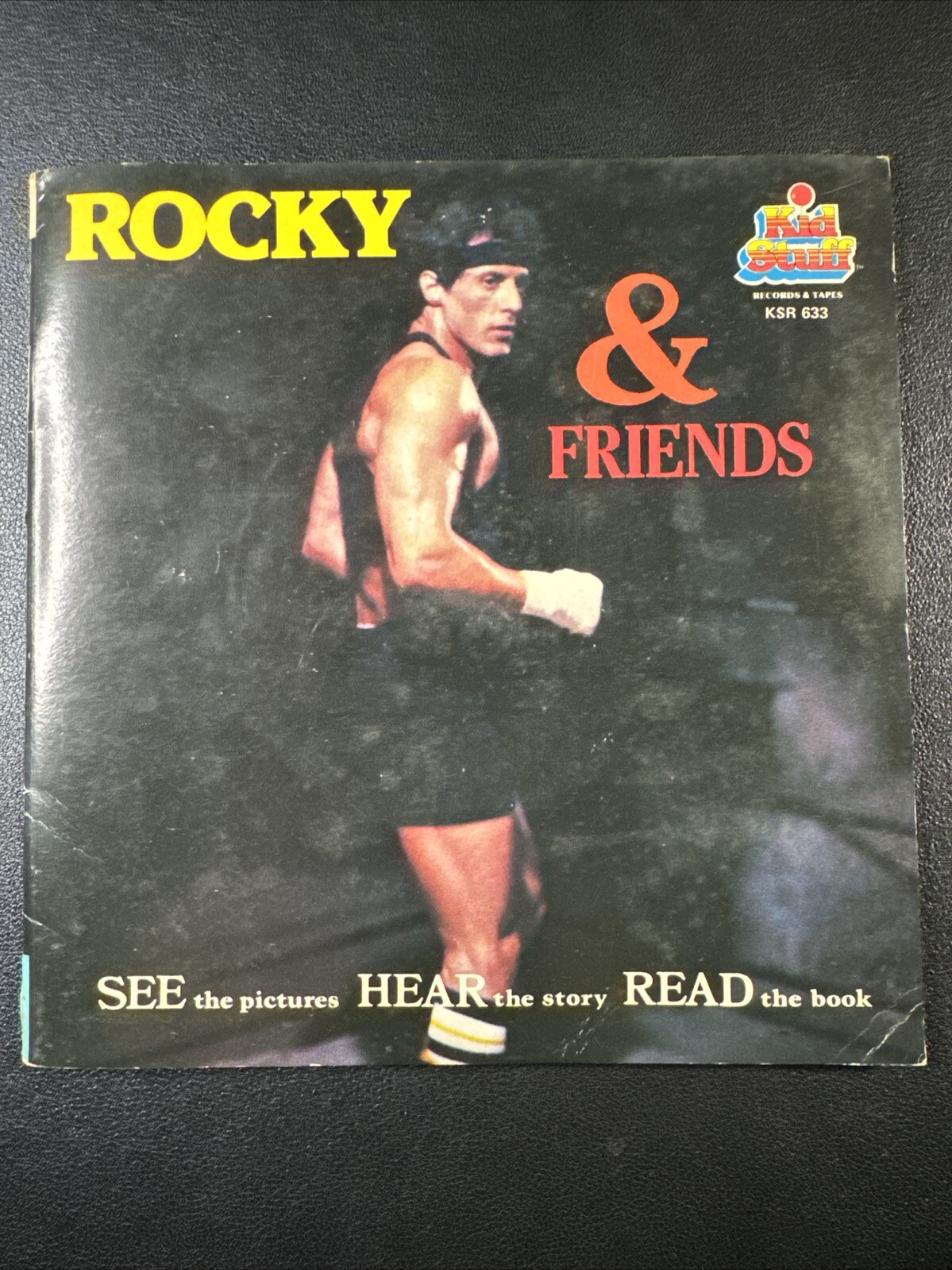 Rare 1983 Kid Stuff Rocky & Friends 33 Record And Read Along Book