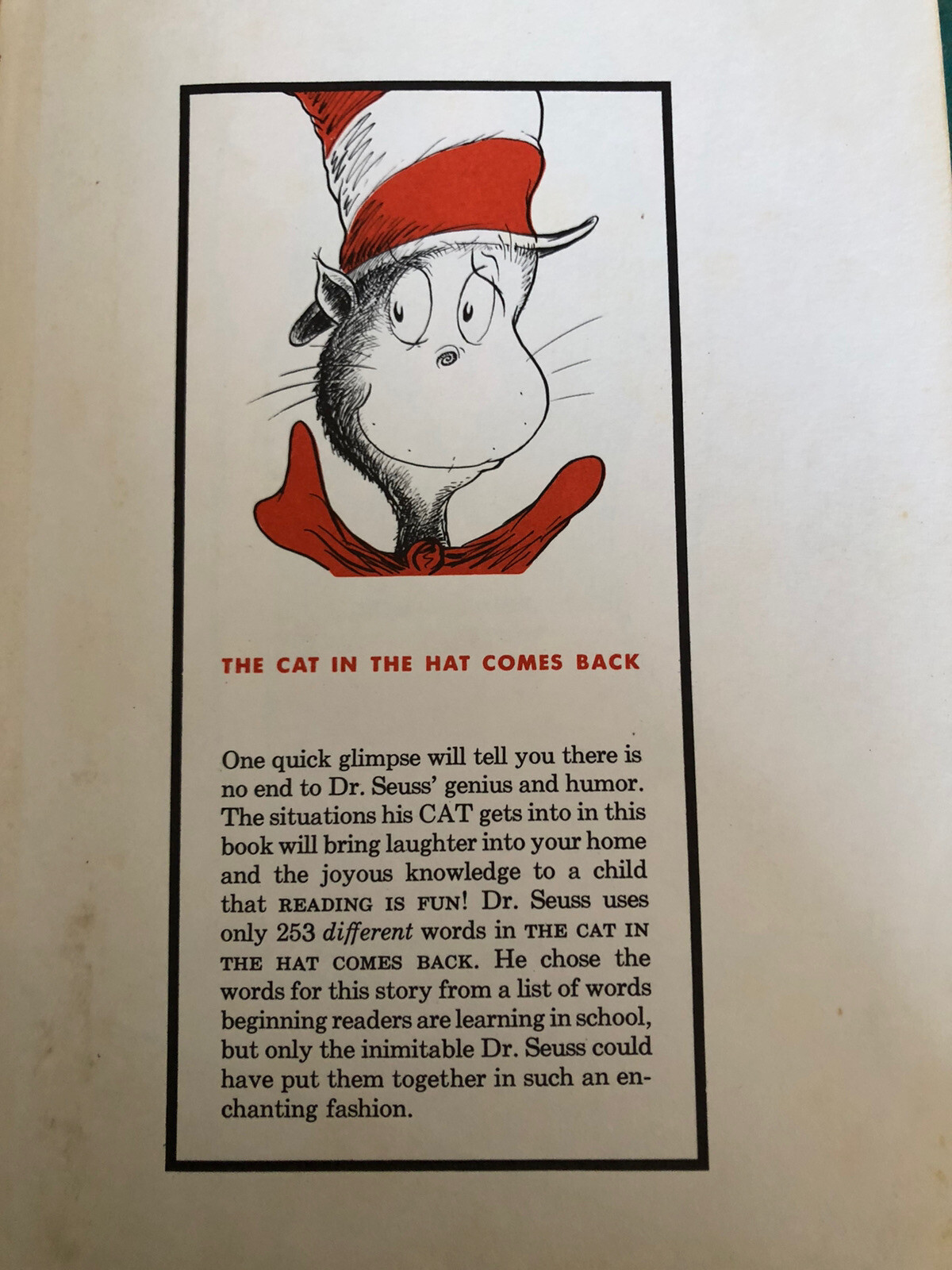 The Cat In The Hat Comes Back