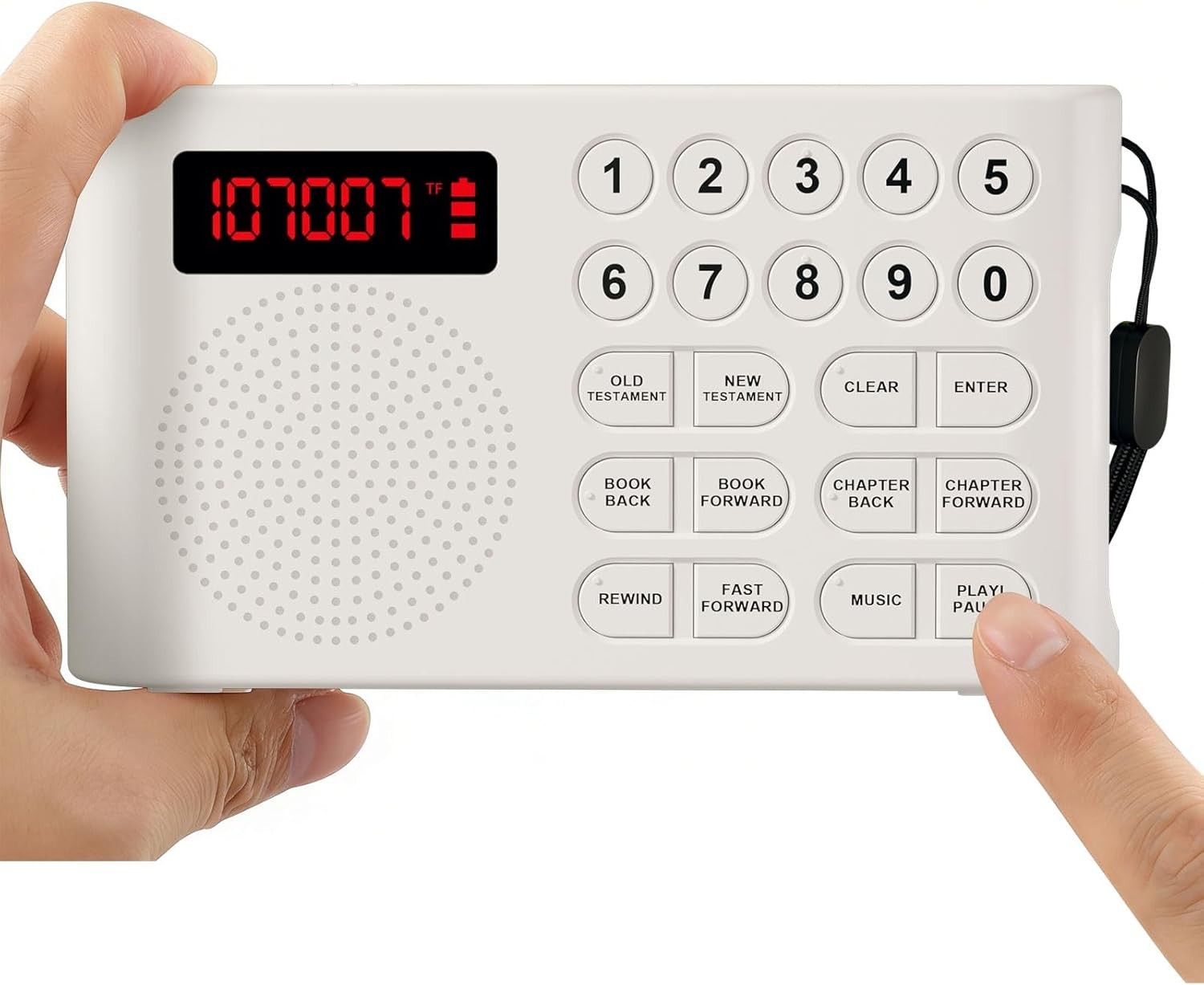 KJV Audio Bible Player for Seniors – King James Version Electronic Talking Bible