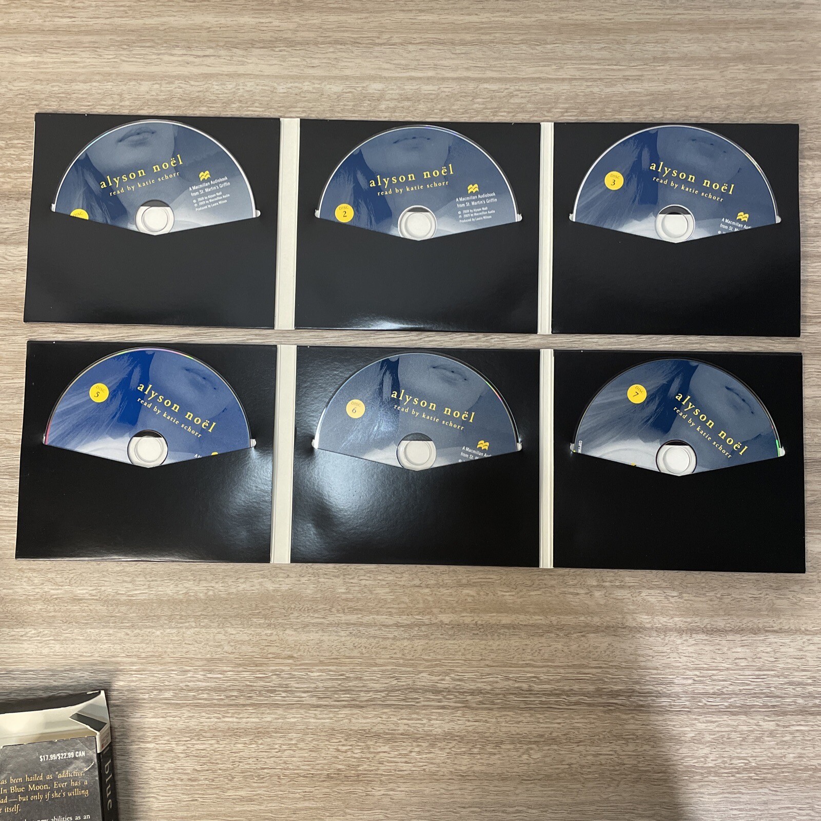 The Immortals Ser.: Blue Moon by Alyson Noël (2009, Compact Disc Unabridged 7 Cd