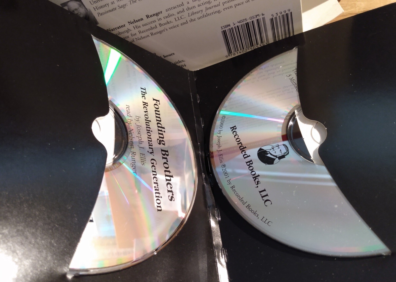 ‘Founding Brothers’ by Joseph J. Ellis Unabridged Audio Book 12CDs Revolutionary