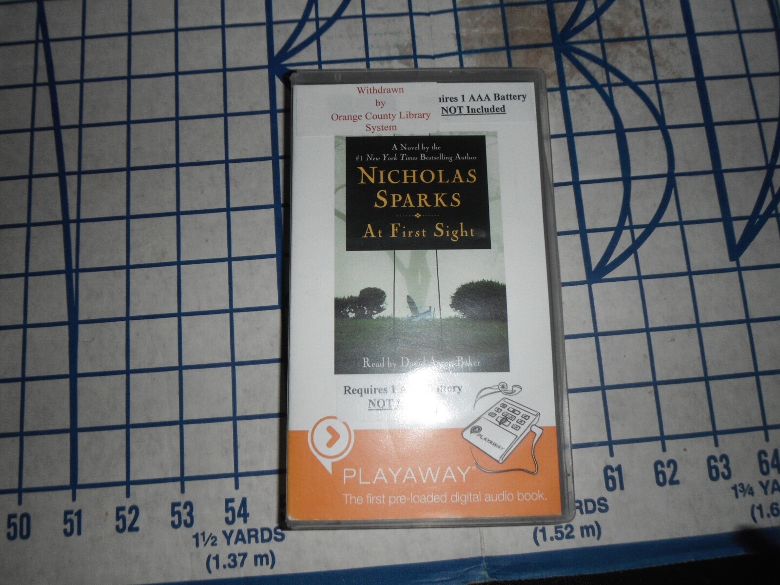 At First Sight by Nicholas Sparks (2005, Playaway, Unabridged)
