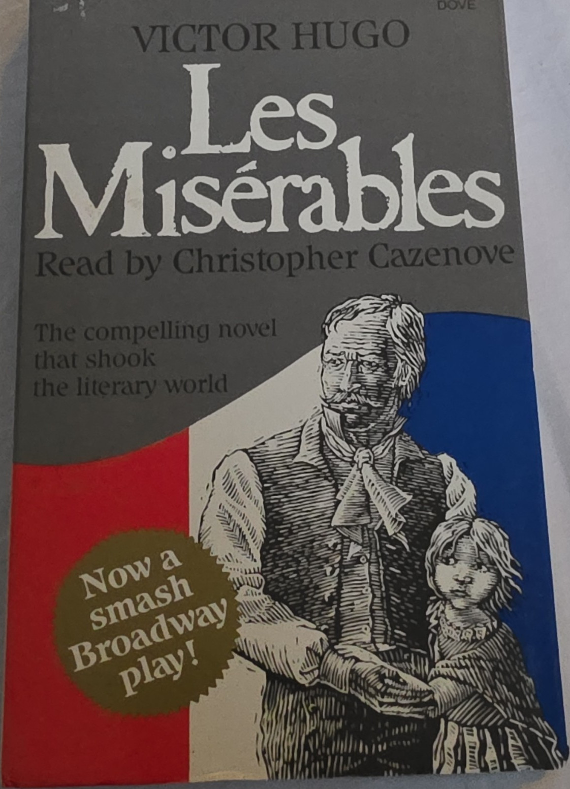 Les Misérables Victor Hugo Audiobook Cassette Christopher Cazenove Dove Books