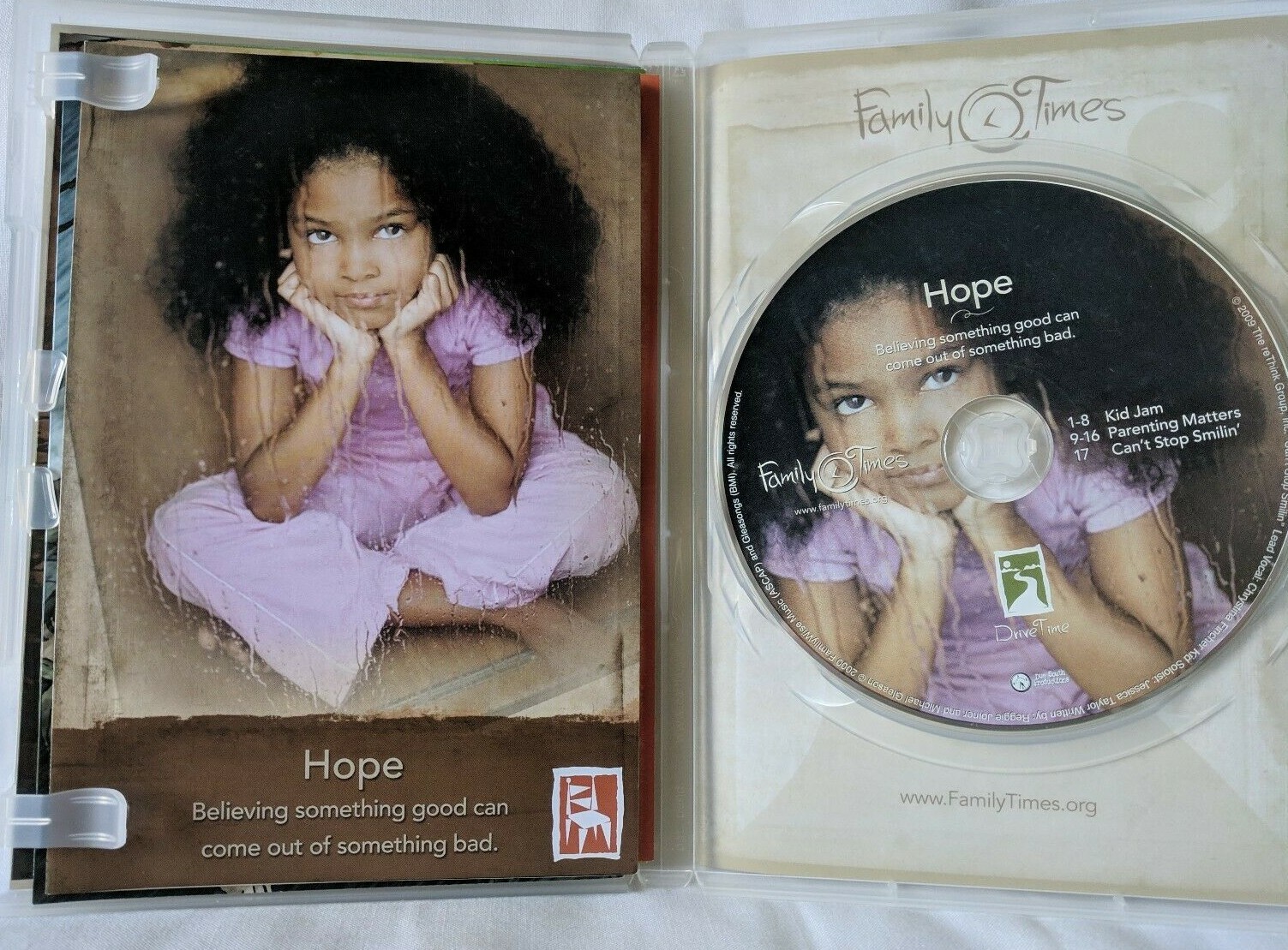 Family Times CD and Story Cards Christian Family Devotions Lessons Hope Vol. 4