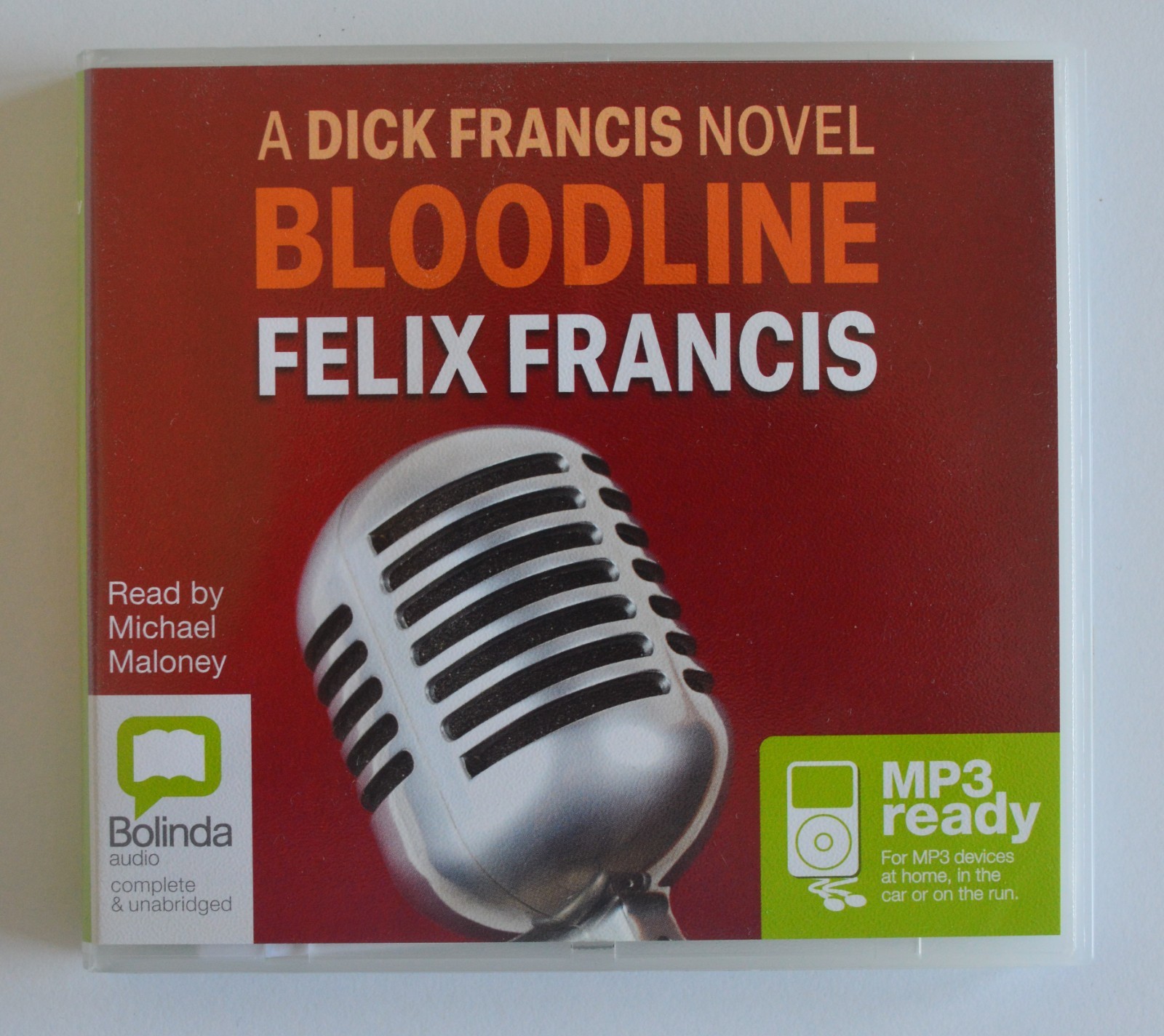 Bloodline — Felix Francis — Unabridged Audiobook — MP3CD