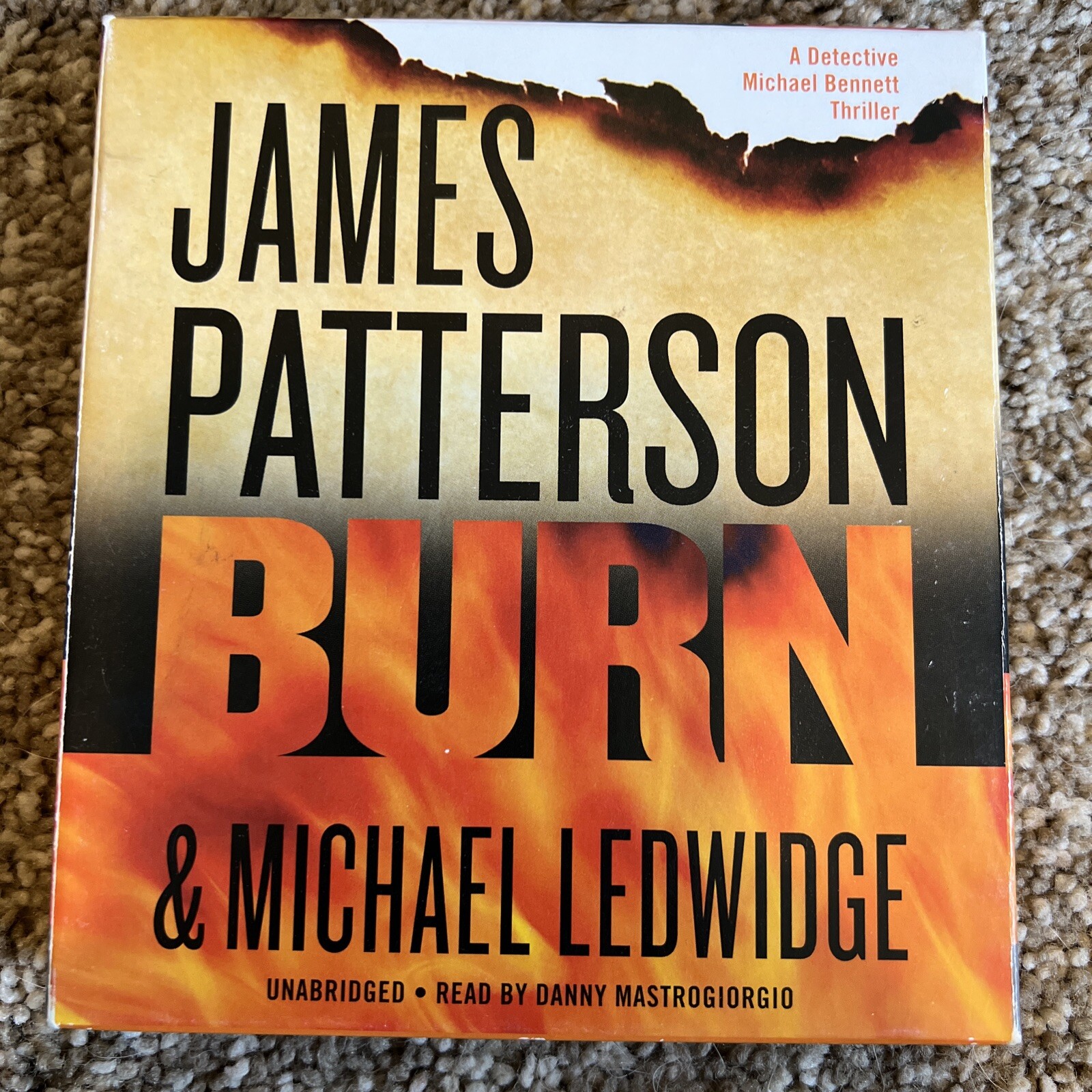 James Patterson Burn Michael Bennett Thriller CD Unabridged