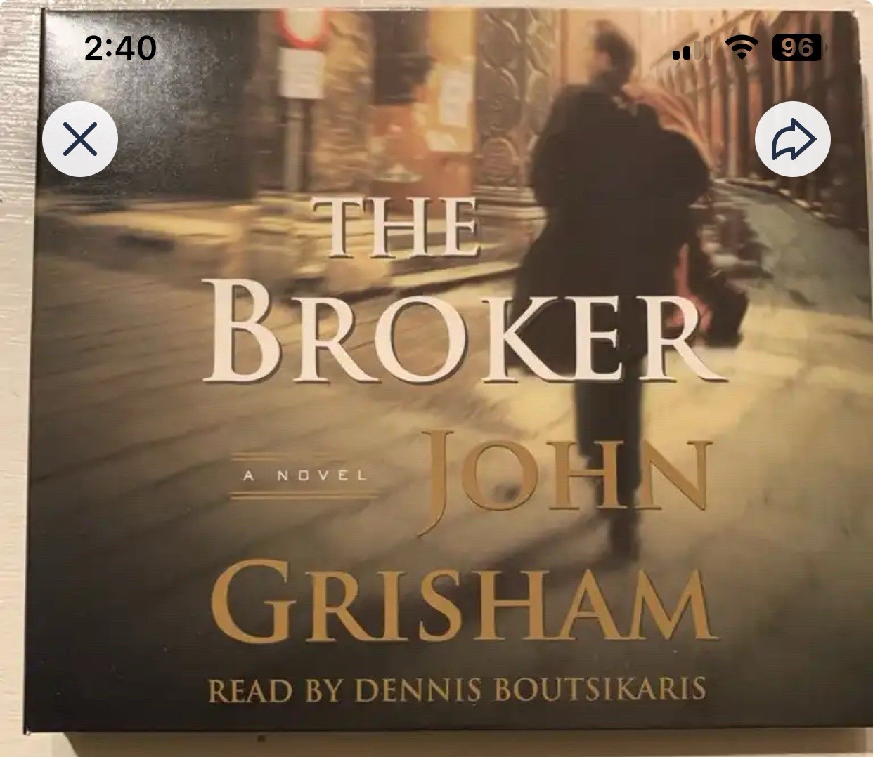 The Broker a Novel by John Grisham (2006, Compact Disc, Abridged Edition)