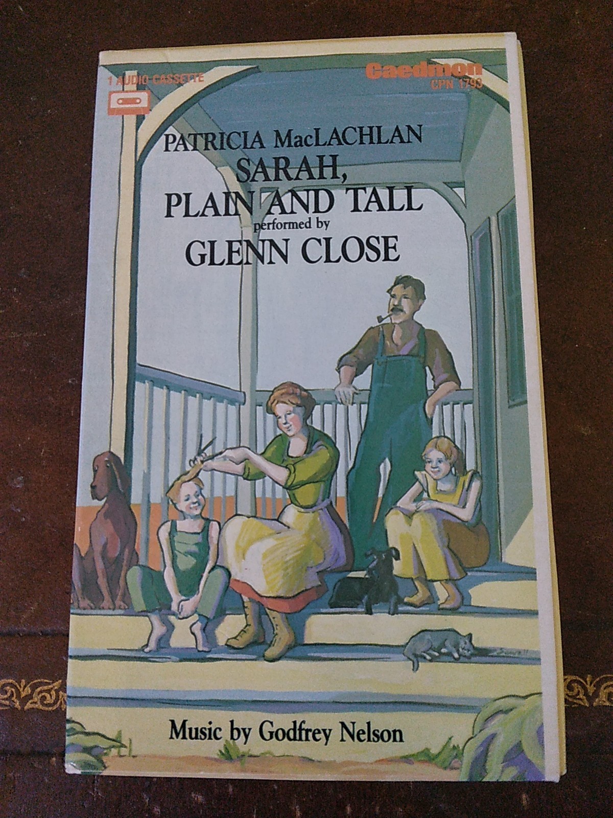 Sarah, Plain and Tall Patricia MacLachlan Audio Book on Cassette, Glenn Close
