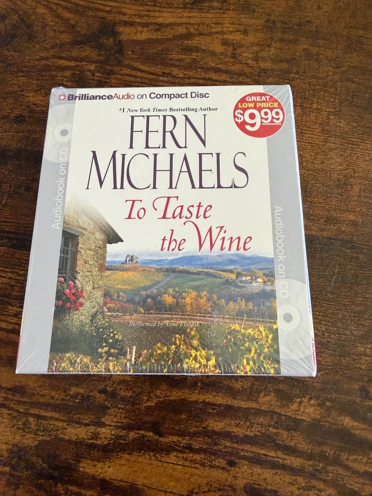 NEW — To Taste The Wine — Fern Michaels — 5 CD Audiobook — Abridged SEALED