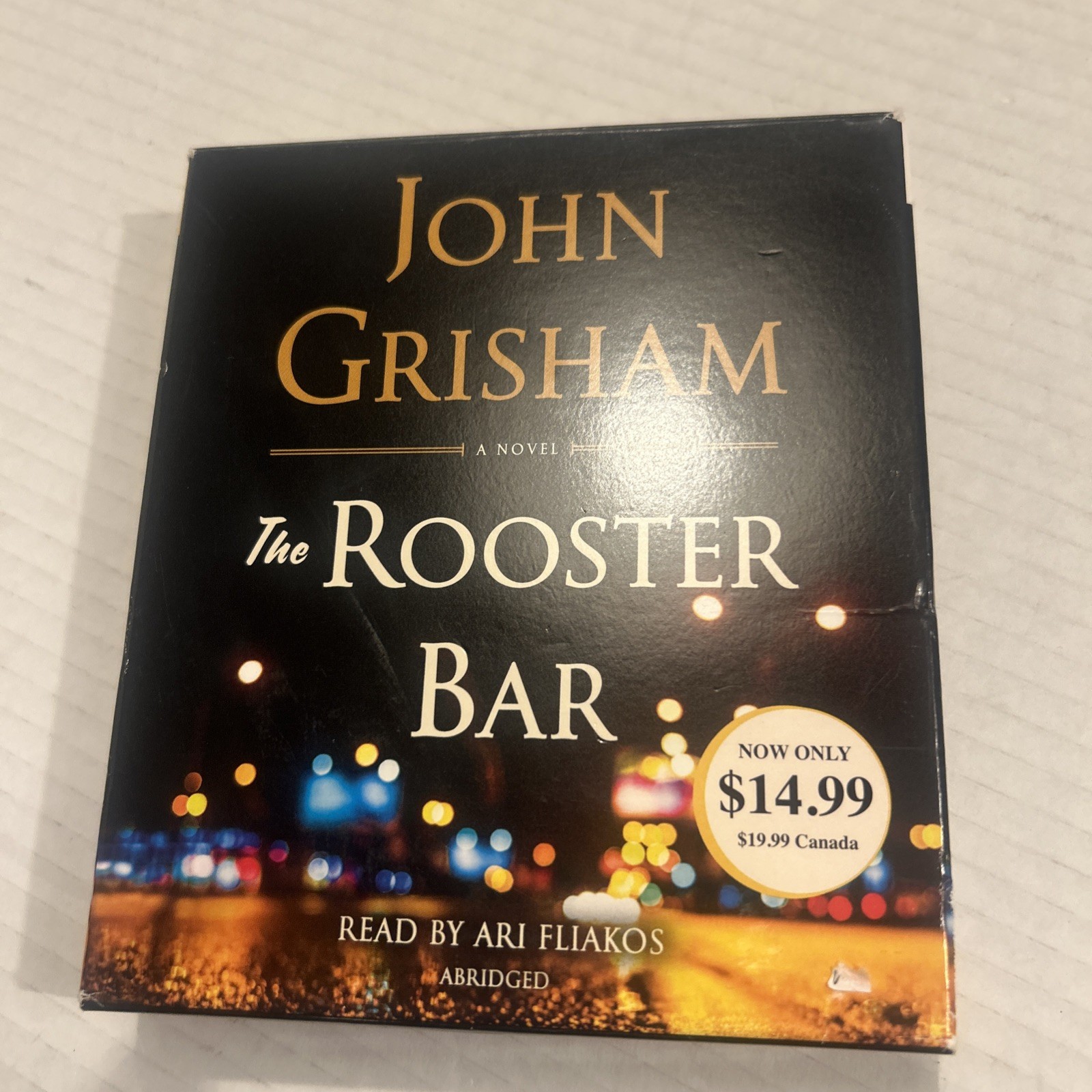 John Grisham The Rooster Bar Novel Audio Read by Ari Fliakos CD