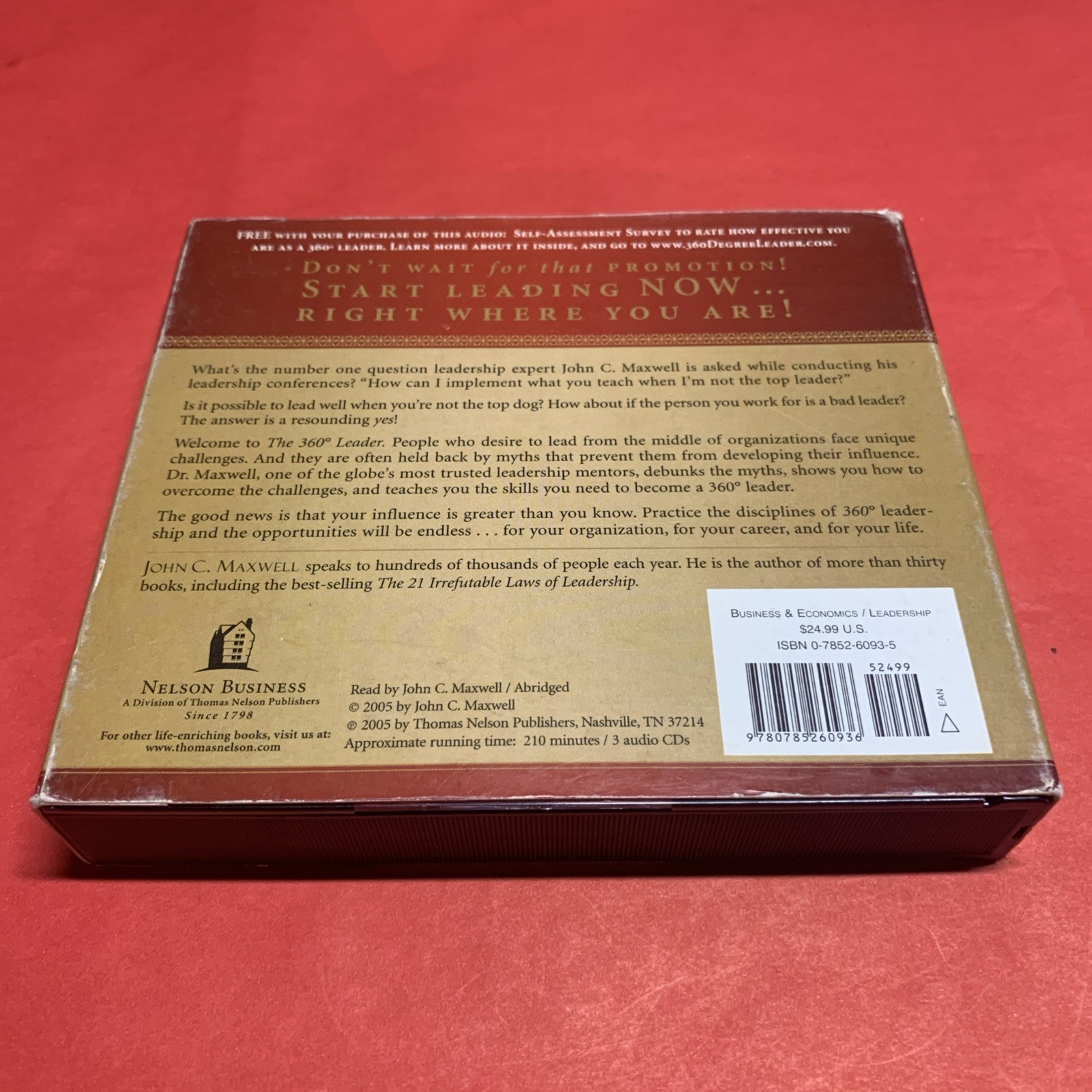 The 360 Degree Leader: Developing Your Influence from Anywhere in the by Maxwell