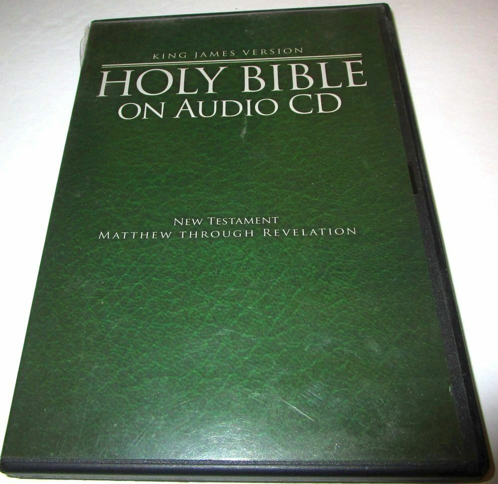 King James Version Holy Bible on Audio CD New Testament Braun Media MP3 CD