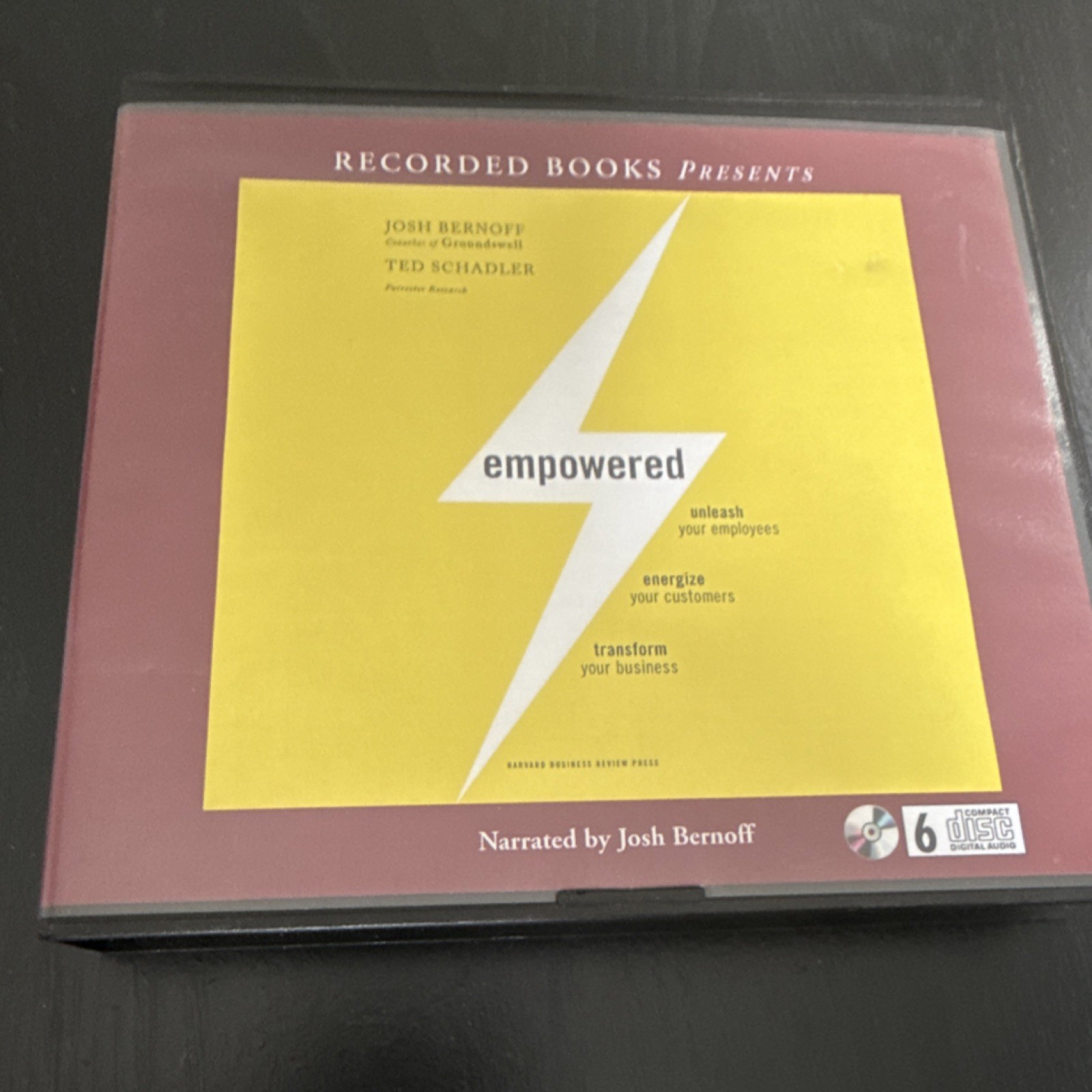 Empowered Audiobook CD Josh Bernoff Ted Schadler Recorded Books Unabridged