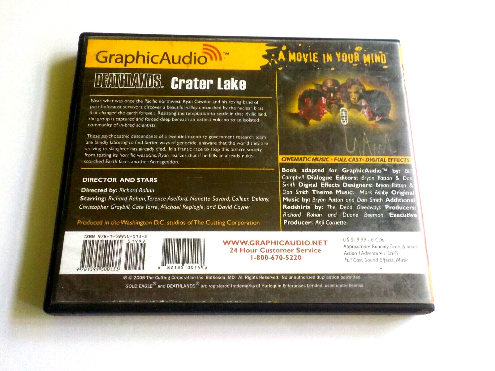 GraphicAudio James Axler Book 4 Death Lands Crater Lake 6 CD Audiobook