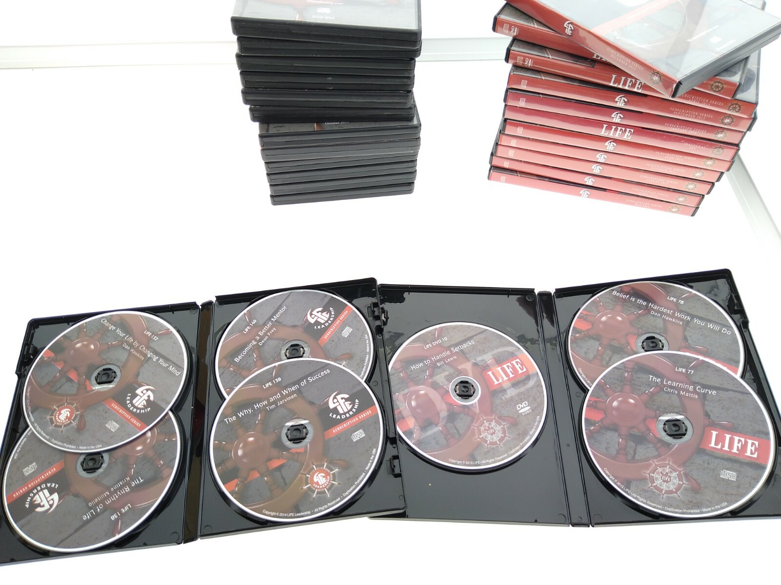 Book + LOT of 24 Life Subscription Series CD Series Orrin Woodward f40