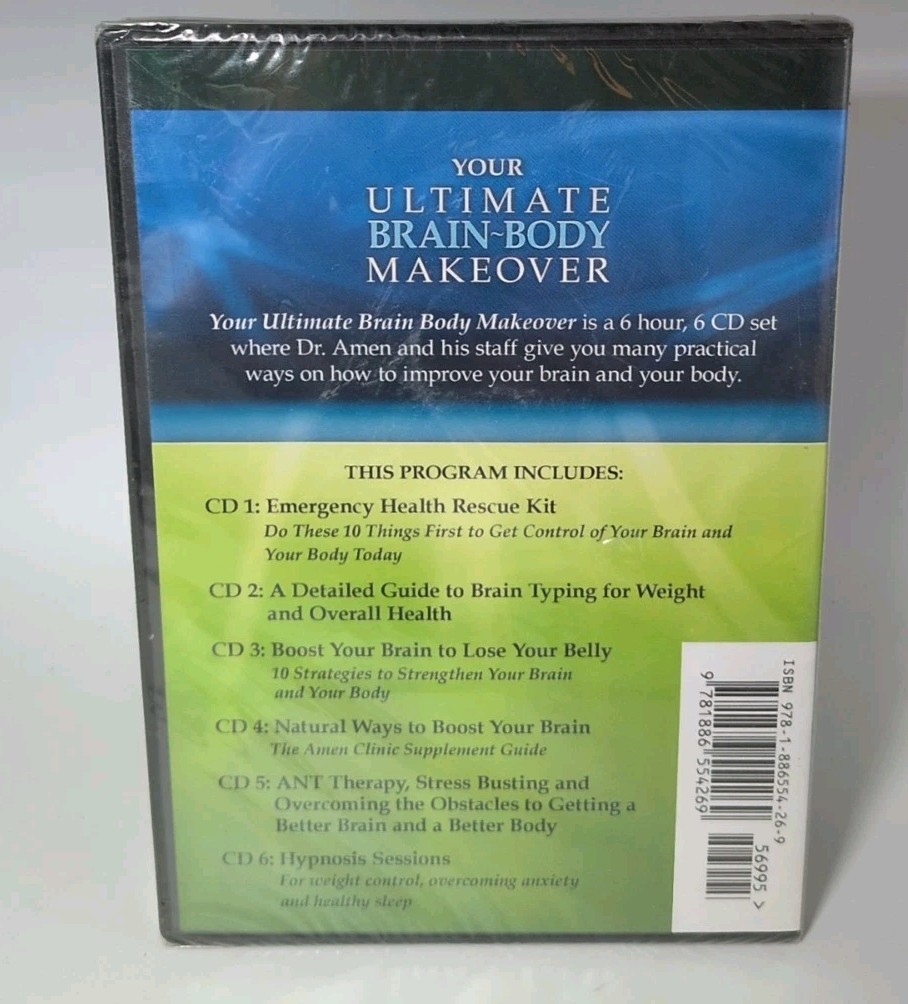 Your Ultimate Brain — Body Makeover 6 CD Set by Daniel G. Amen Brand New B505