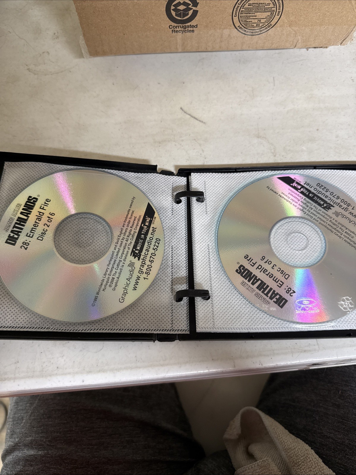 James Axler Death Lands Audio Books — Lot of 3 CD