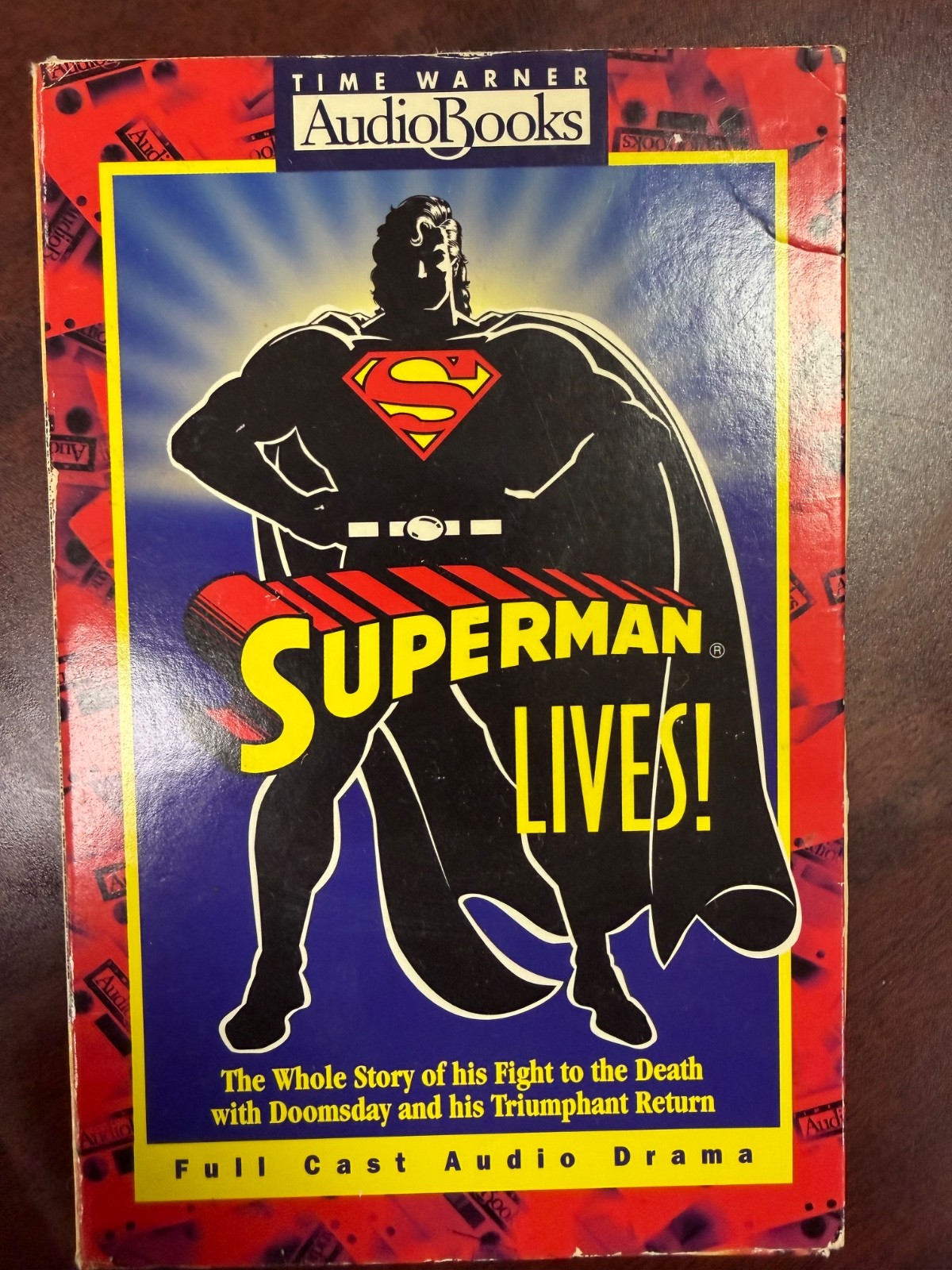 Superman Lives Time Warner Audiobook Cassette 1993 Warner Brothers (b)