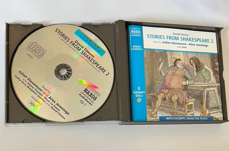Stories from Shakespeare Vol. 2 3xCD Audiobook Juliet Stevenson Alex Jennings