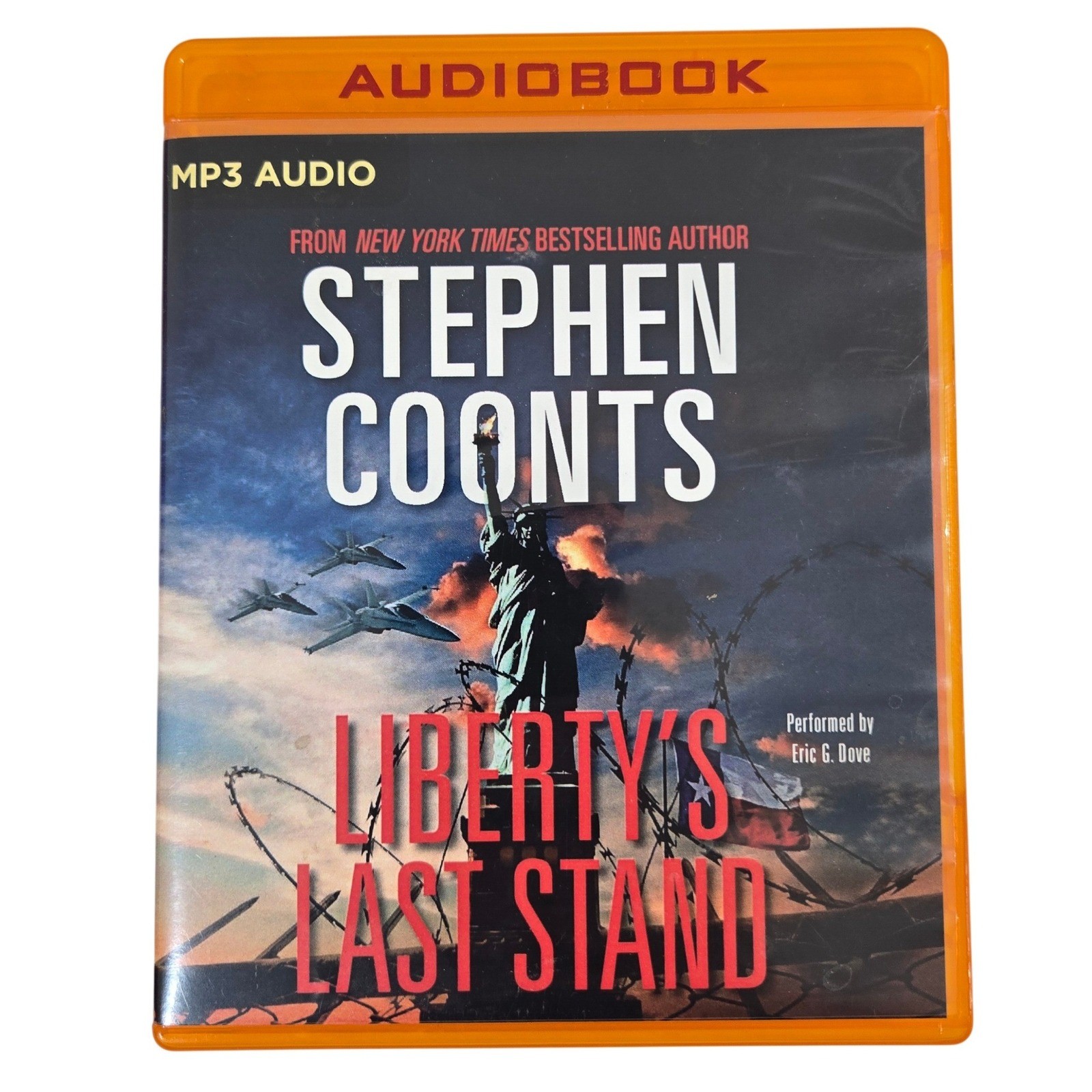 Stephen Coonts Libertys Last Stand MP3 CD Audiobook Unabridged Eric G Dove