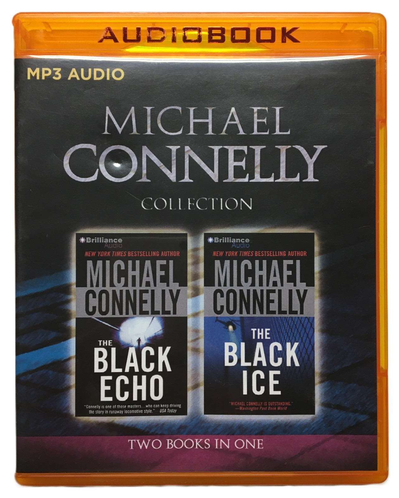 The Black Echo / The Black Ice (MP3 CD Audiobook, 1992/1993 — Michael Connelly)