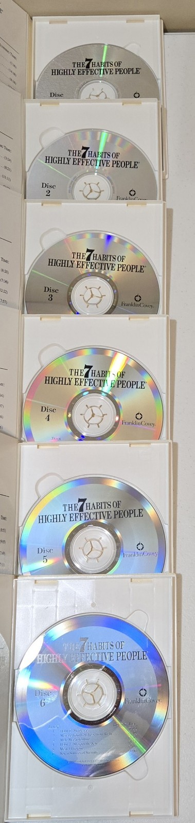 Stephen R. Covey The 7 Habits of Highly Effective People 6 CD Set Franklin Covey