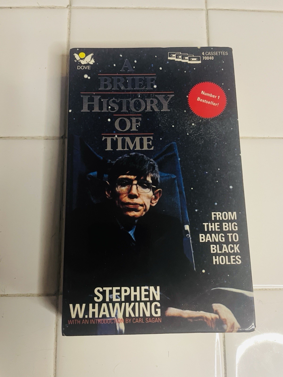 STEPHEN W HAWKING A Brief History of Time Audio Book 4 Cassettes Vintage 1988