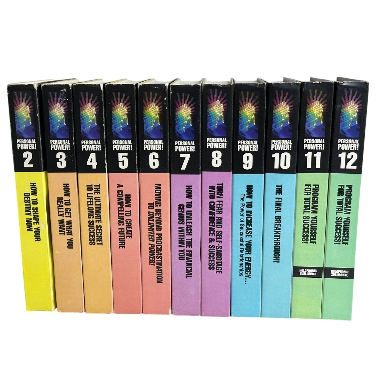 Tony Robbins Personal Power II 2 Cassette Set Vol 2-12 Missing #1 Complete Box