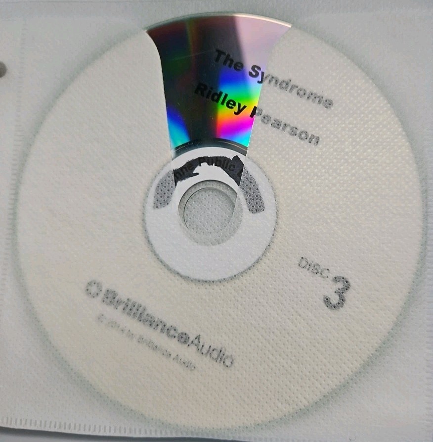 Syndrome John Case & Ridley Pearson (2015) CD Audiobook. Tested.no Scratches