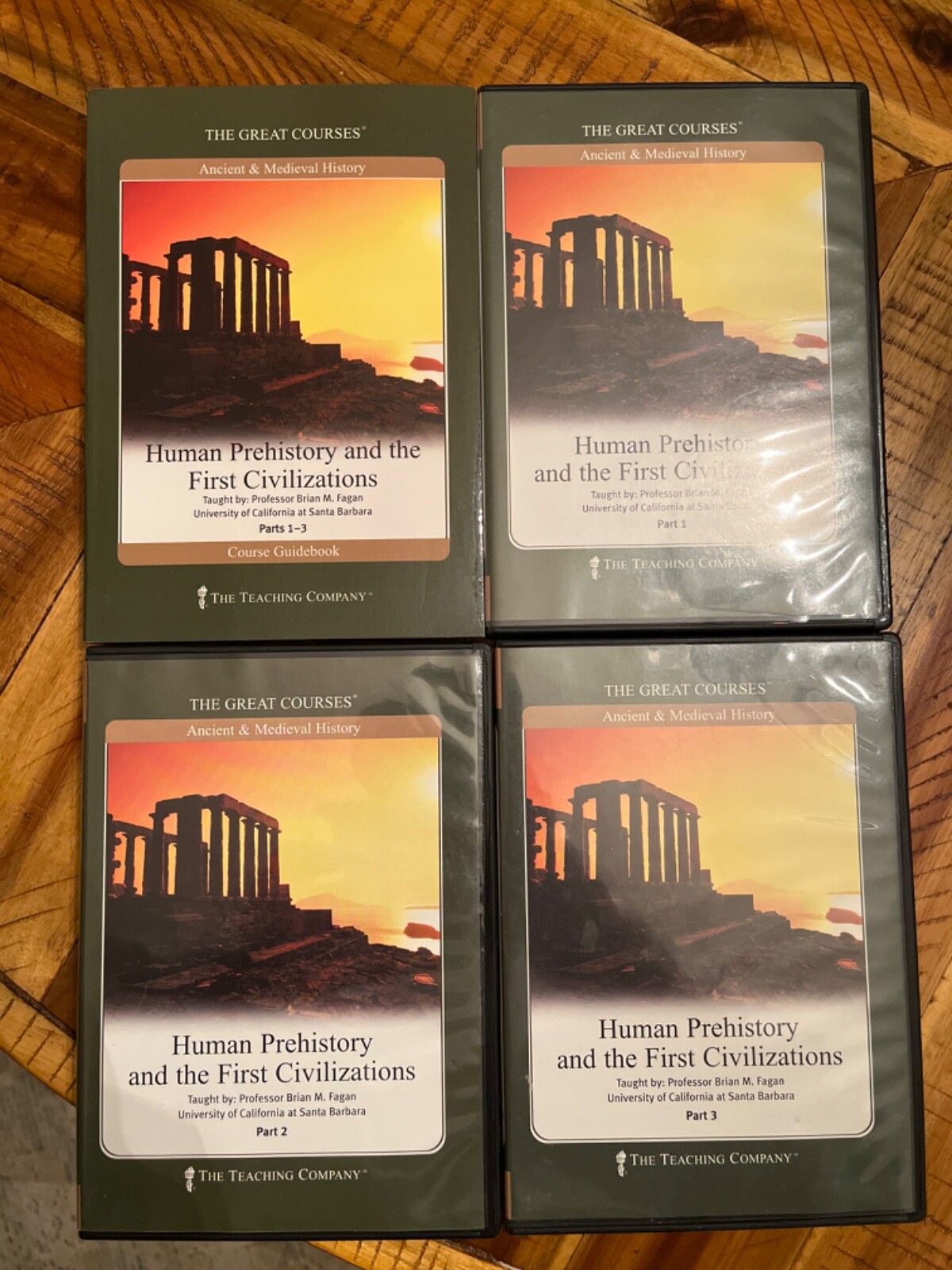📀 Human Prehistory and the First Civilizations Parts I-III 2003 CD SeT + book