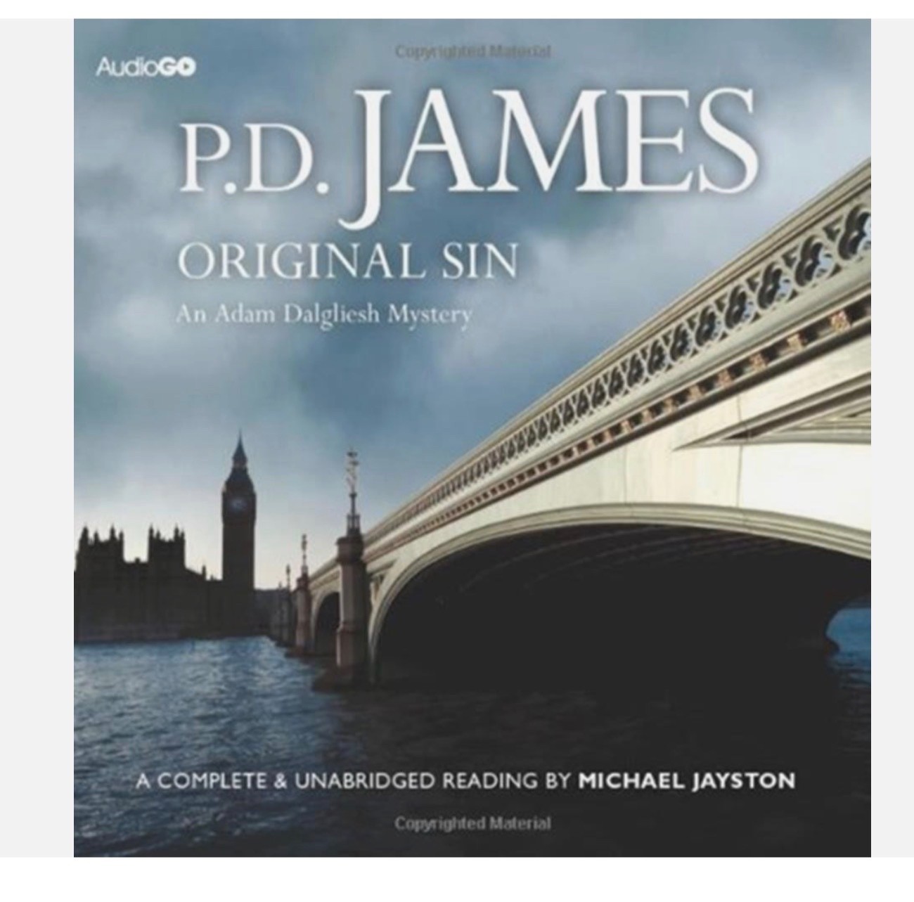 Original Sin by P D James Audiobook cd Free US Ship