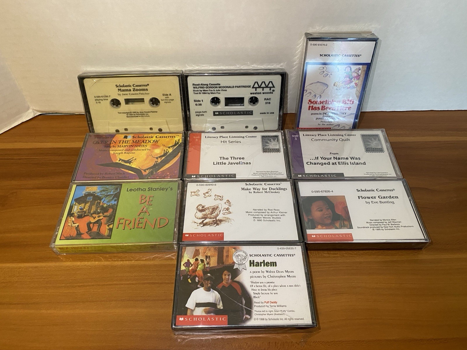 Audiobook Cassette Tapes ALL NEW SEALED Lot of 10 — Scholastic and Others