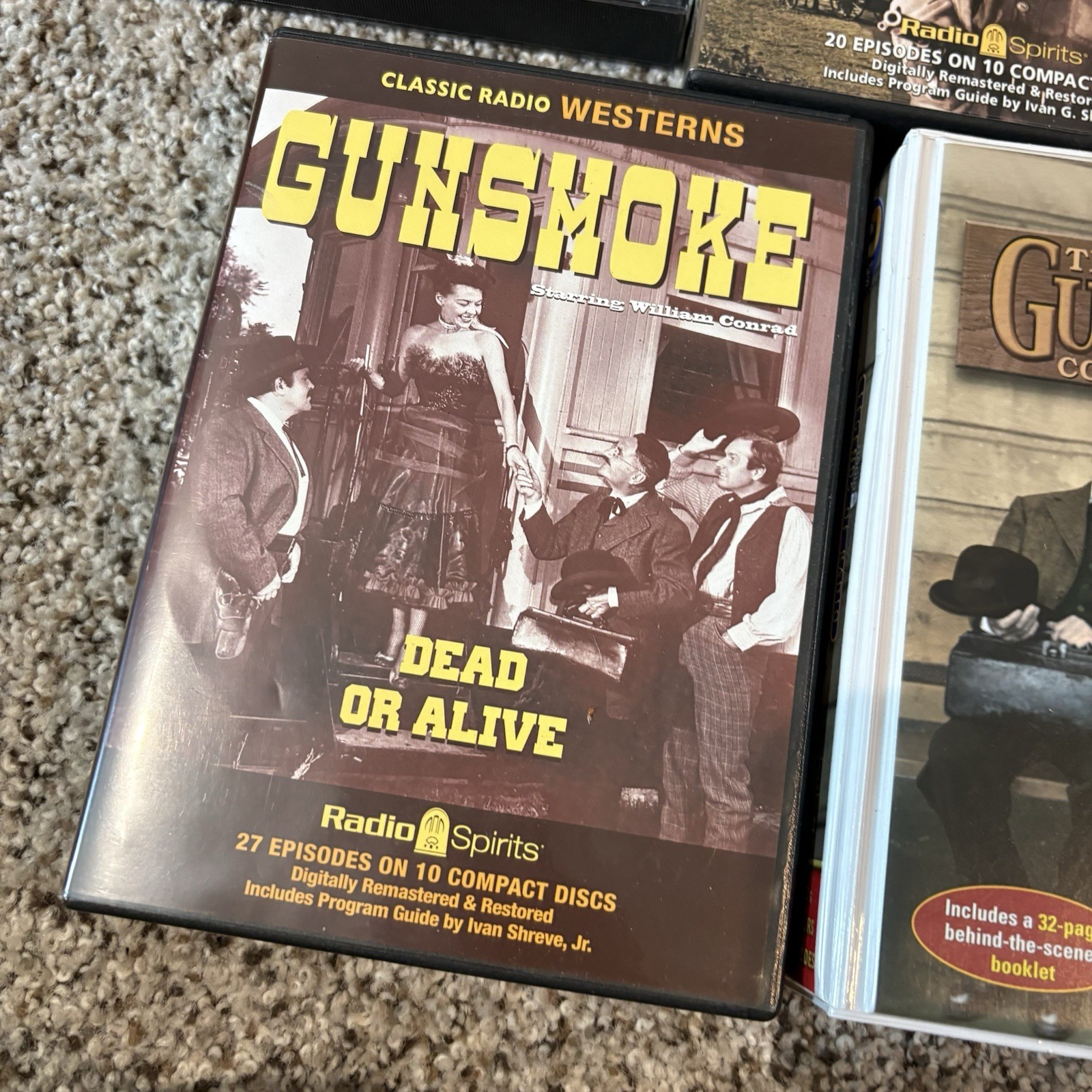 LOT OF TEN COLLECTIONS GUNSMOKE Classic Western Radio Spirits CDs