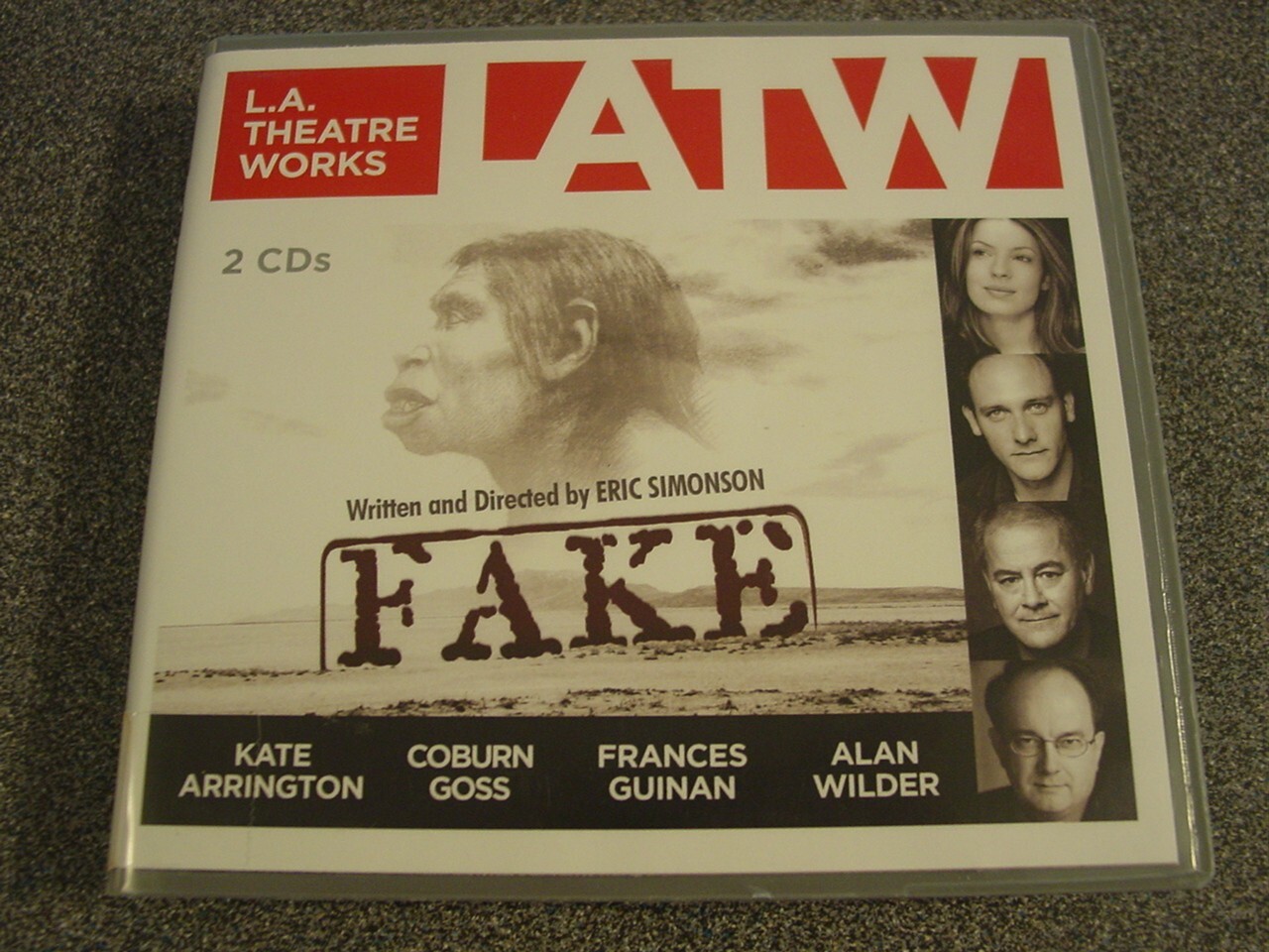 Fake by Eric Simonson L. A. Theatre Works 2 CD Audio Library Edition Library